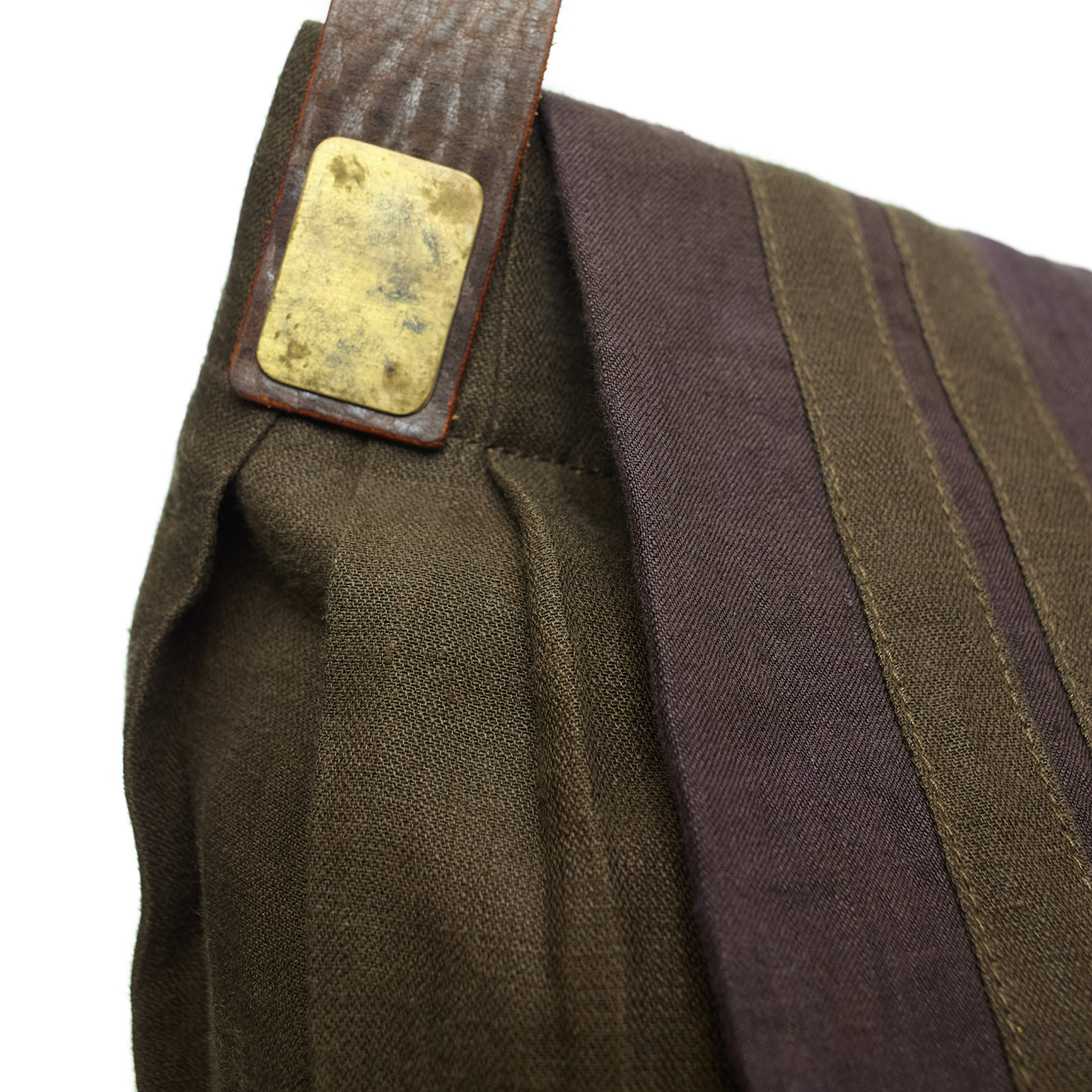 Ziggy Chen Bag with stitched stripes