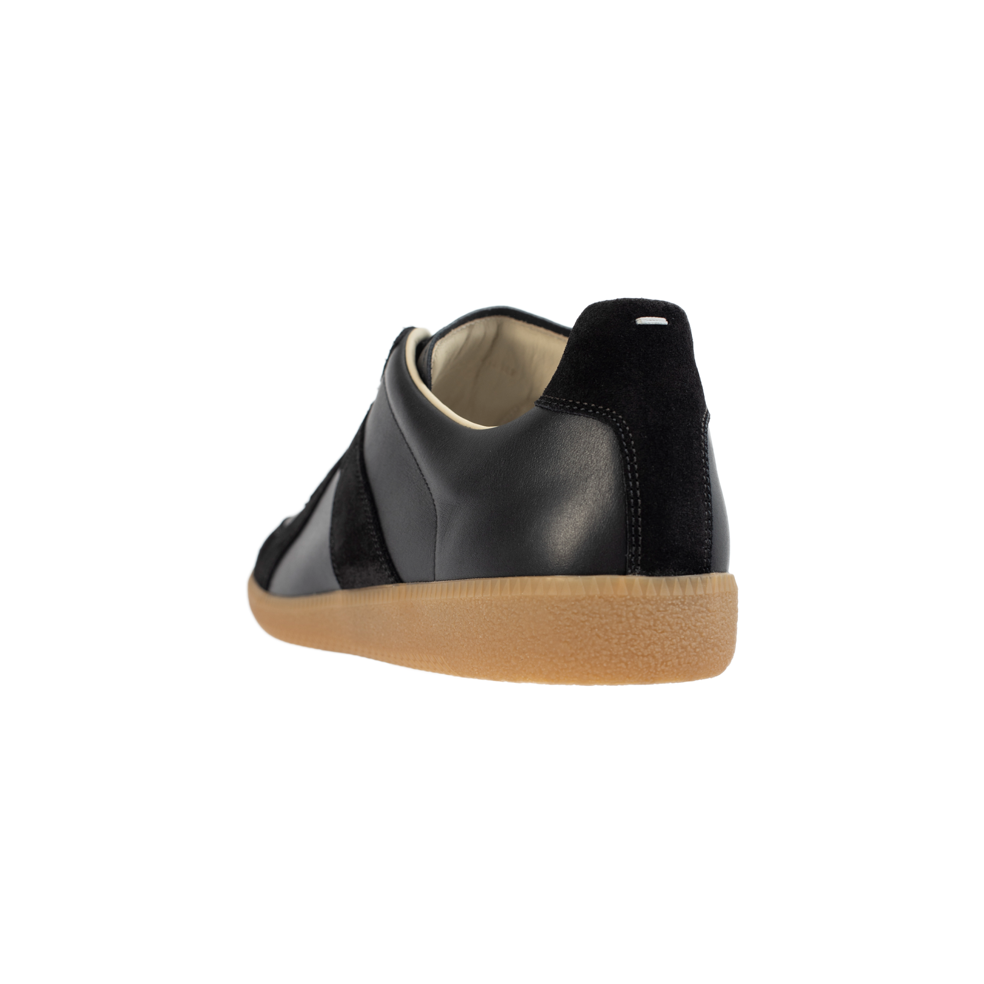 Maison Margiela Black leather sneakers
