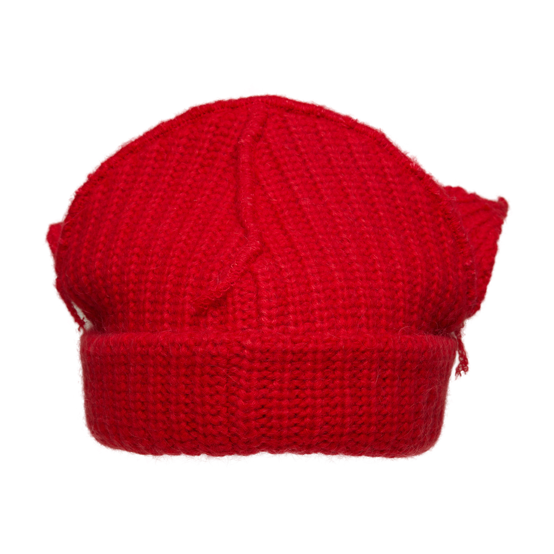 CHARLES JEFFREY LOVERBOY Red wool beanie