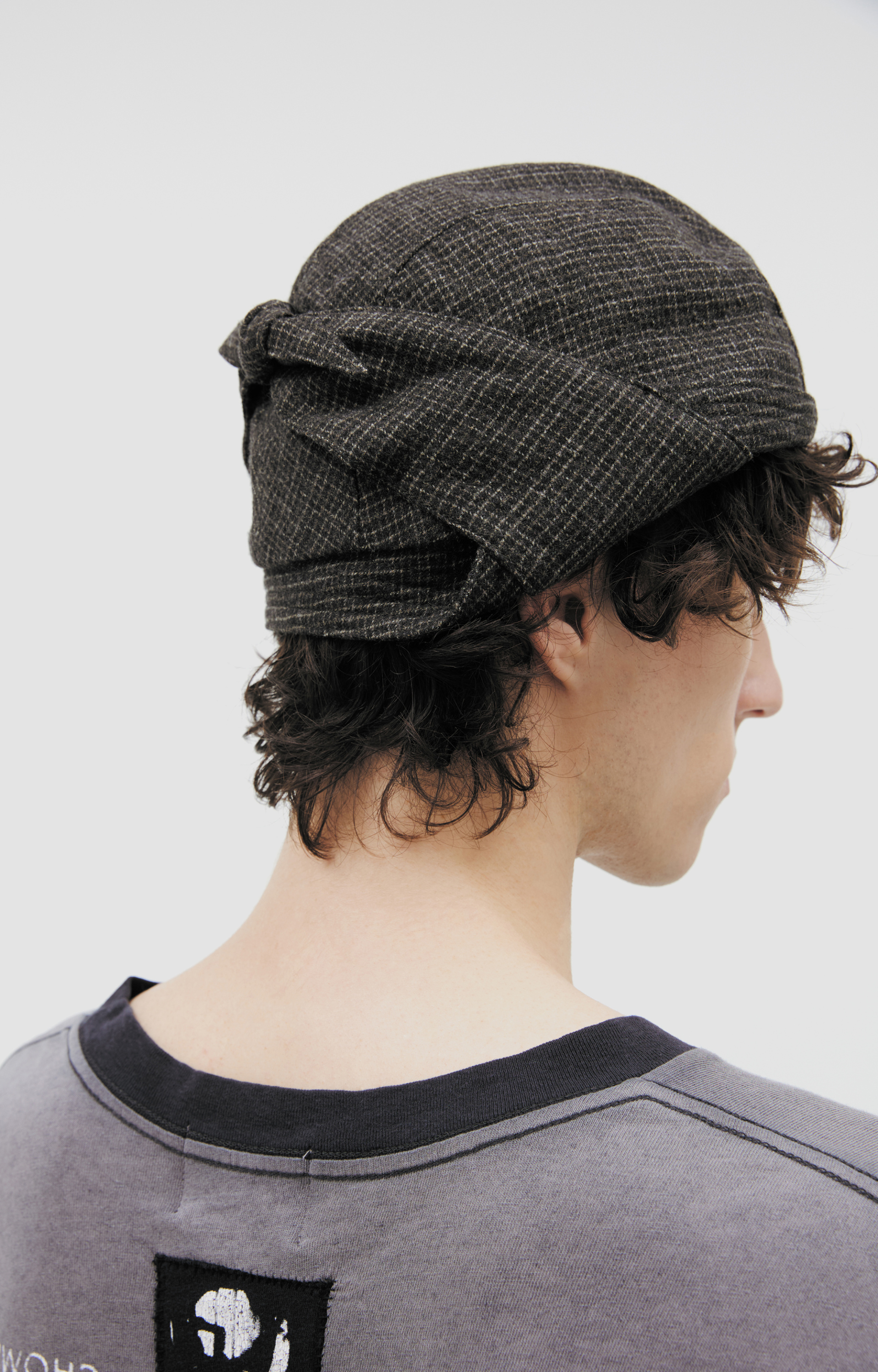 Ziggy Chen Gray Multi Panel Hat