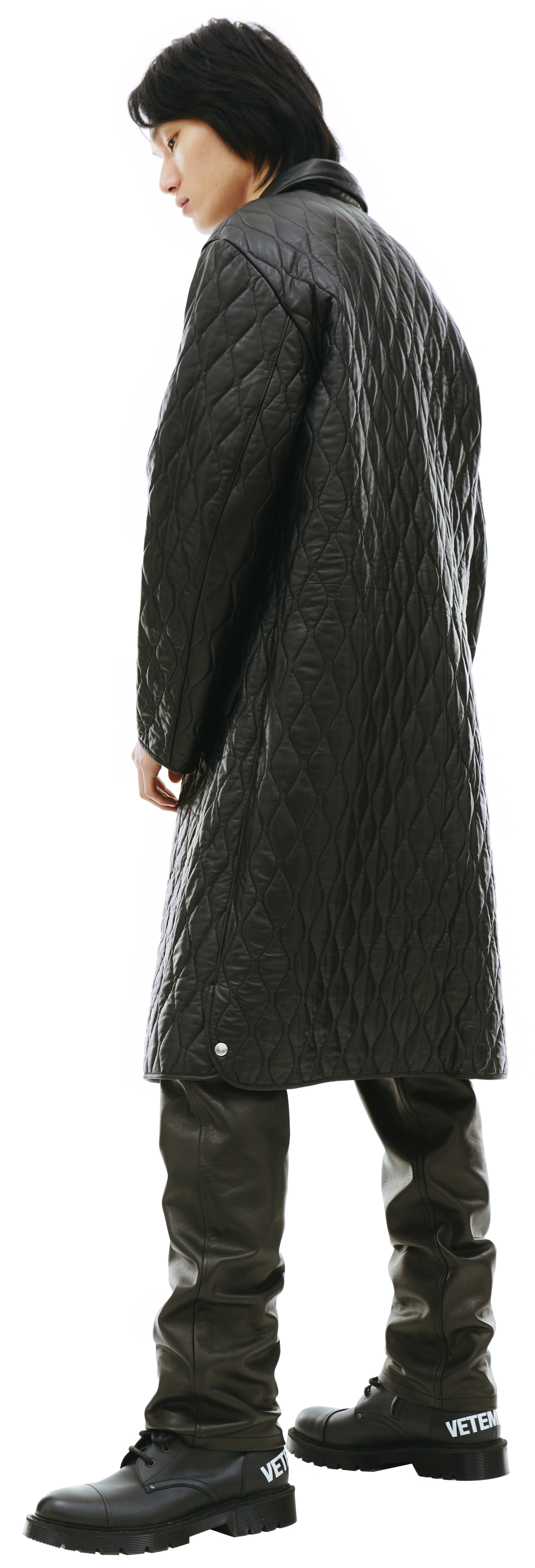 VTMNTS Quilted leather coat
