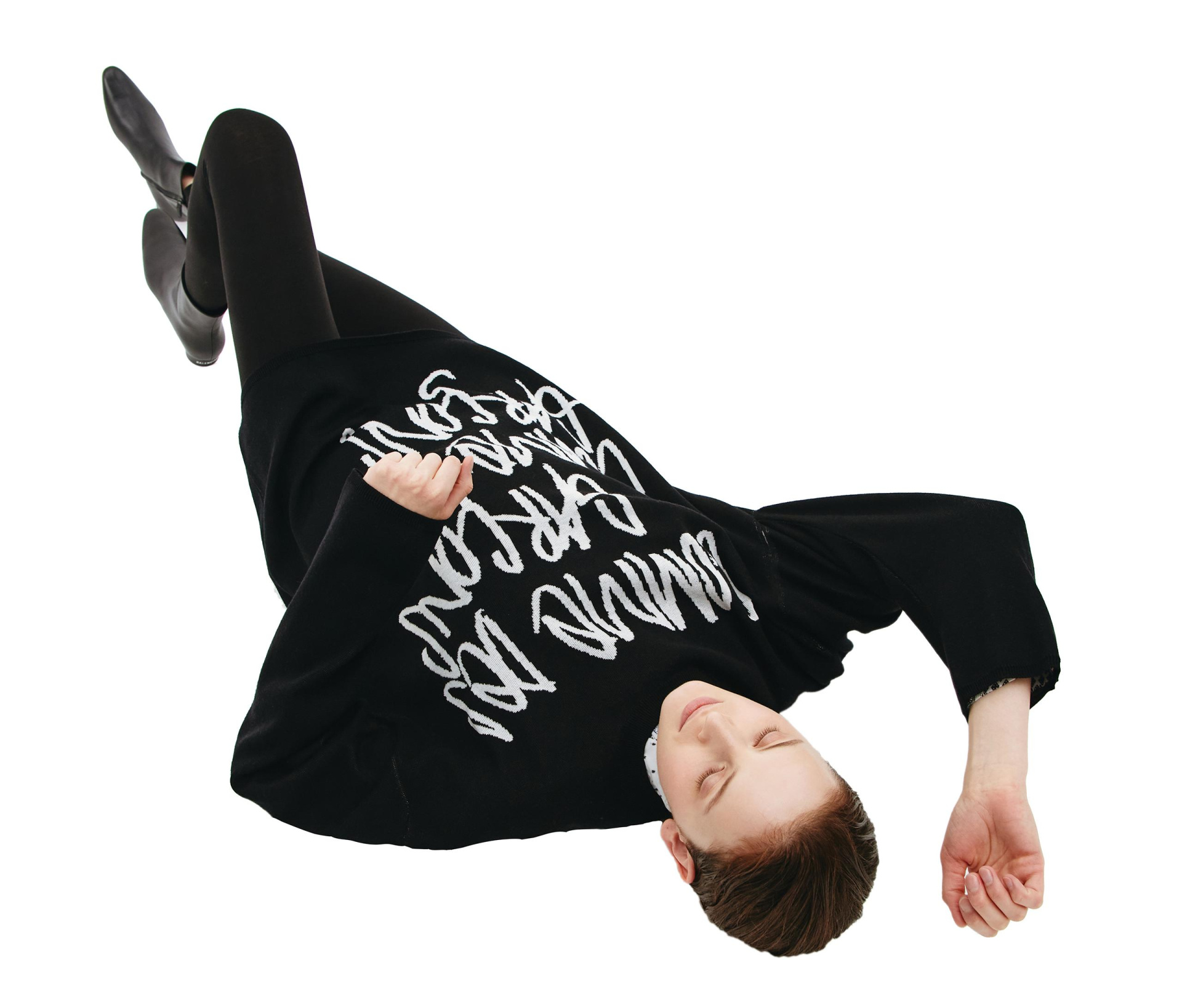 Comme des Garcons Logo Wool Sweater