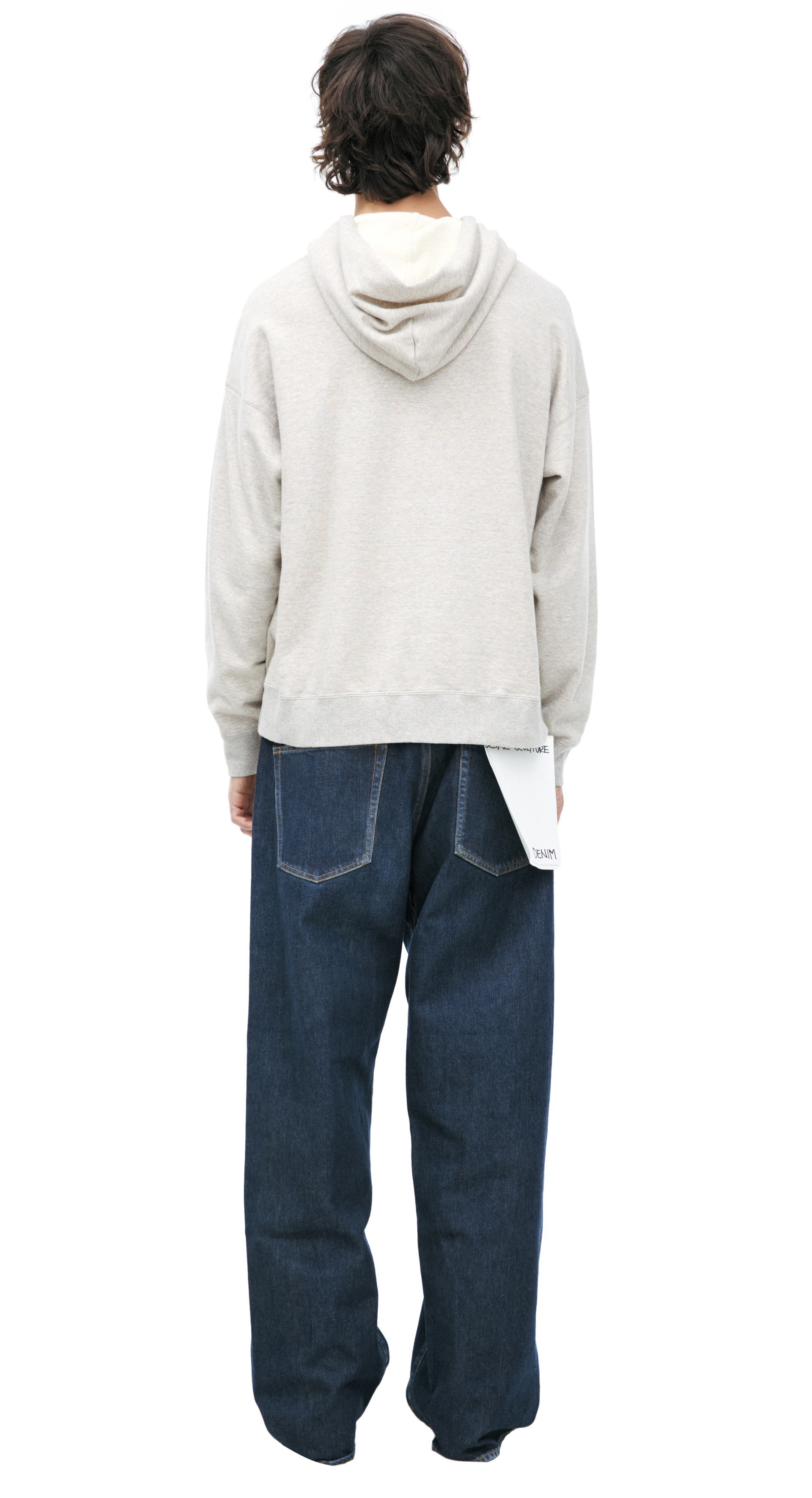 visvim Grey cotton hoodie
