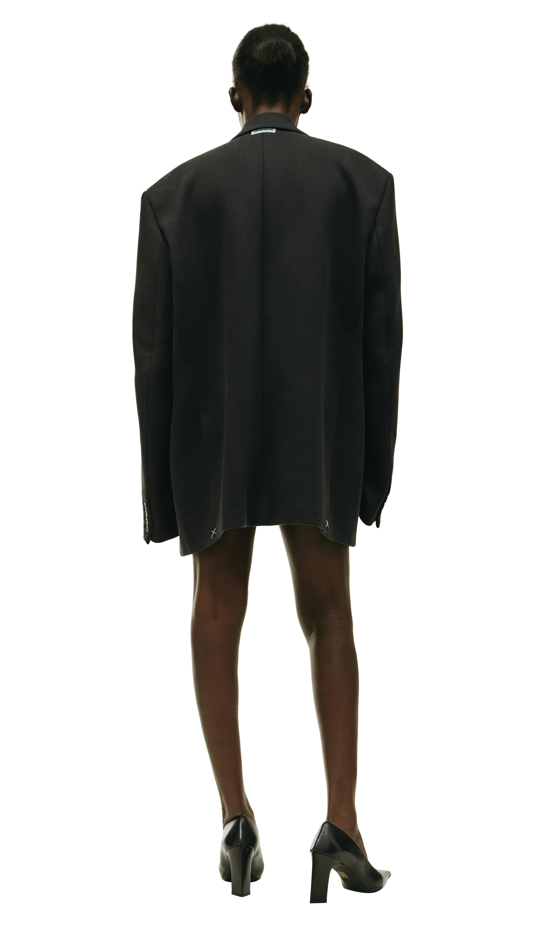 VETEMENTS Black oversized blazer