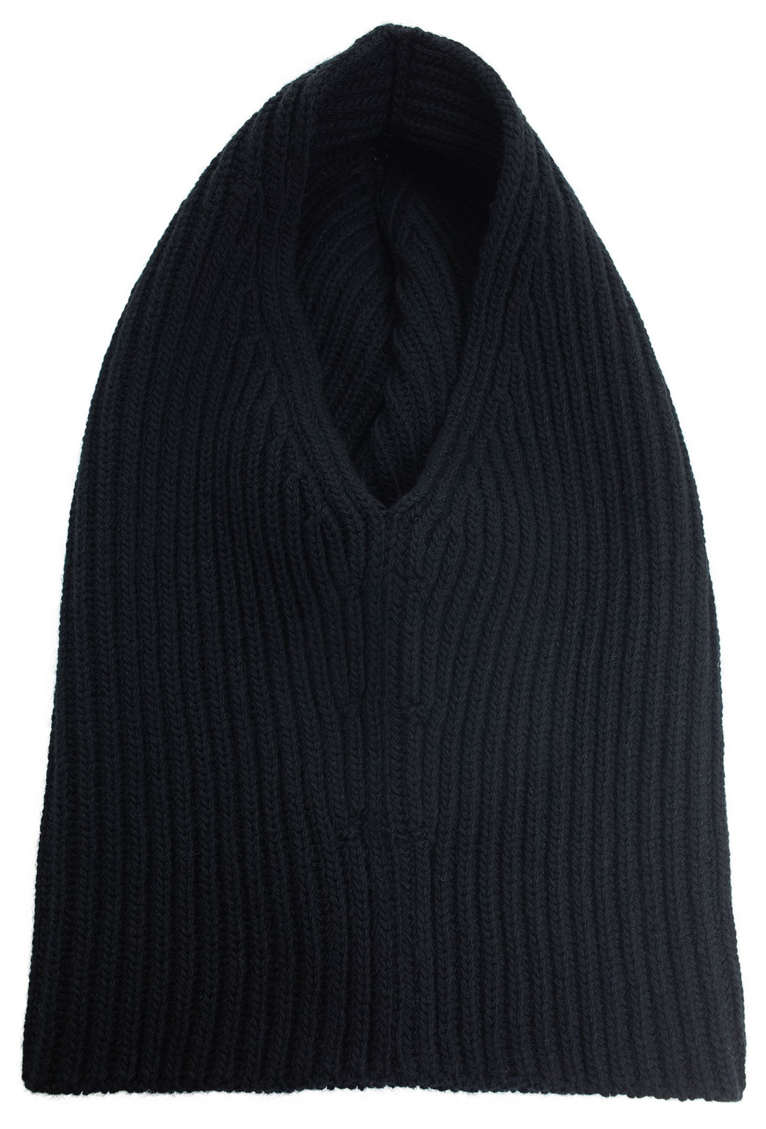 Jil Sander Black wool bonnet