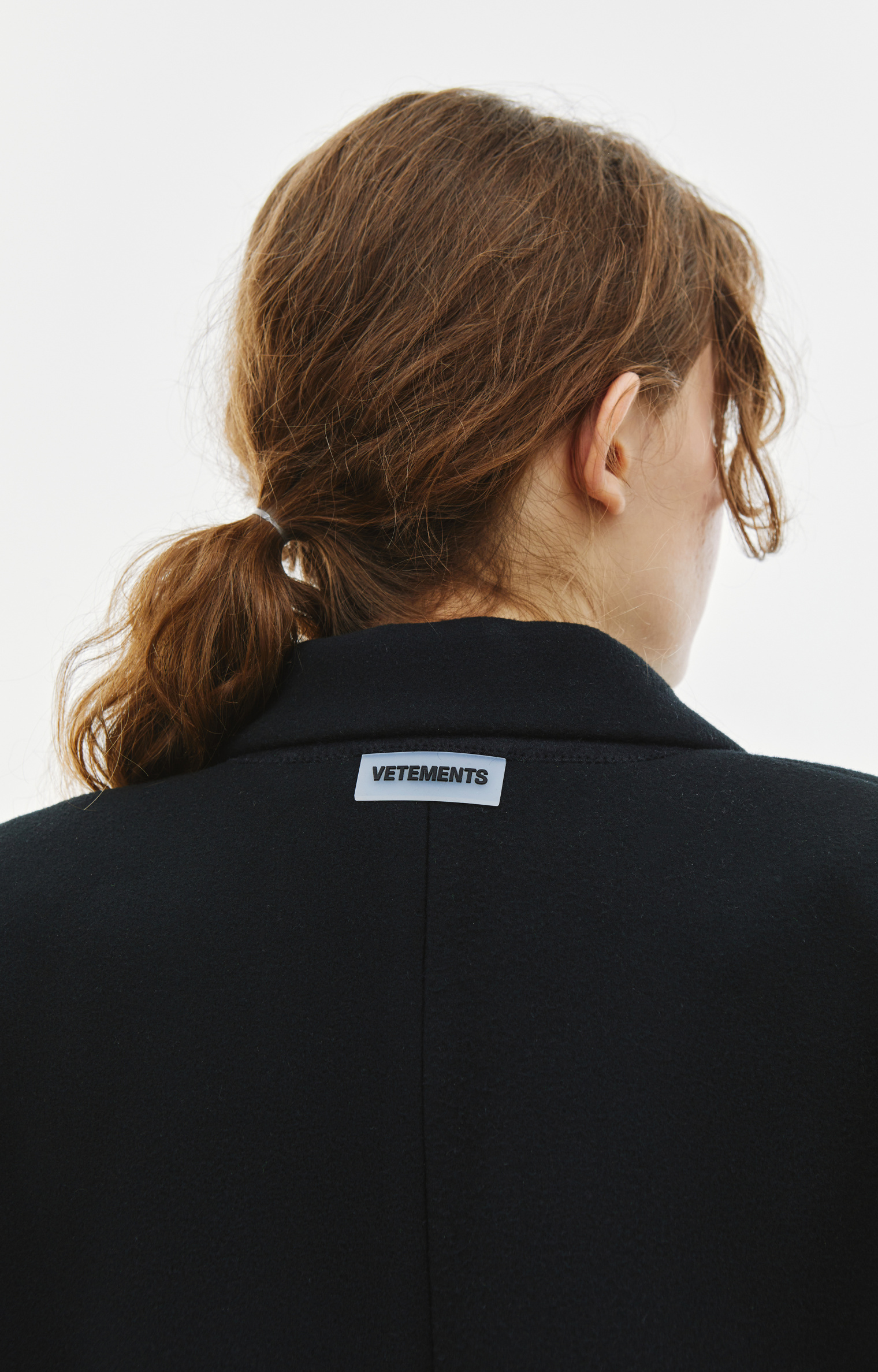 VETEMENTS Black Oversized Coat