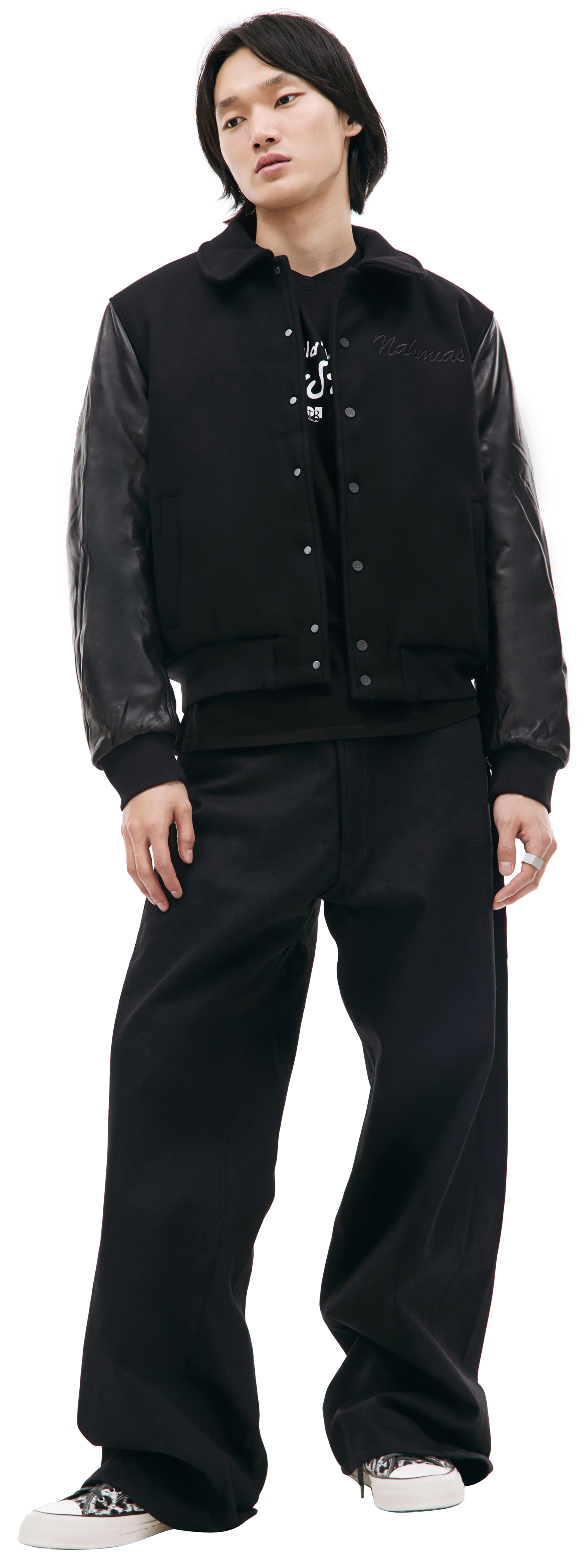 Nahmias Miracle Academy Varsity bomber jacket