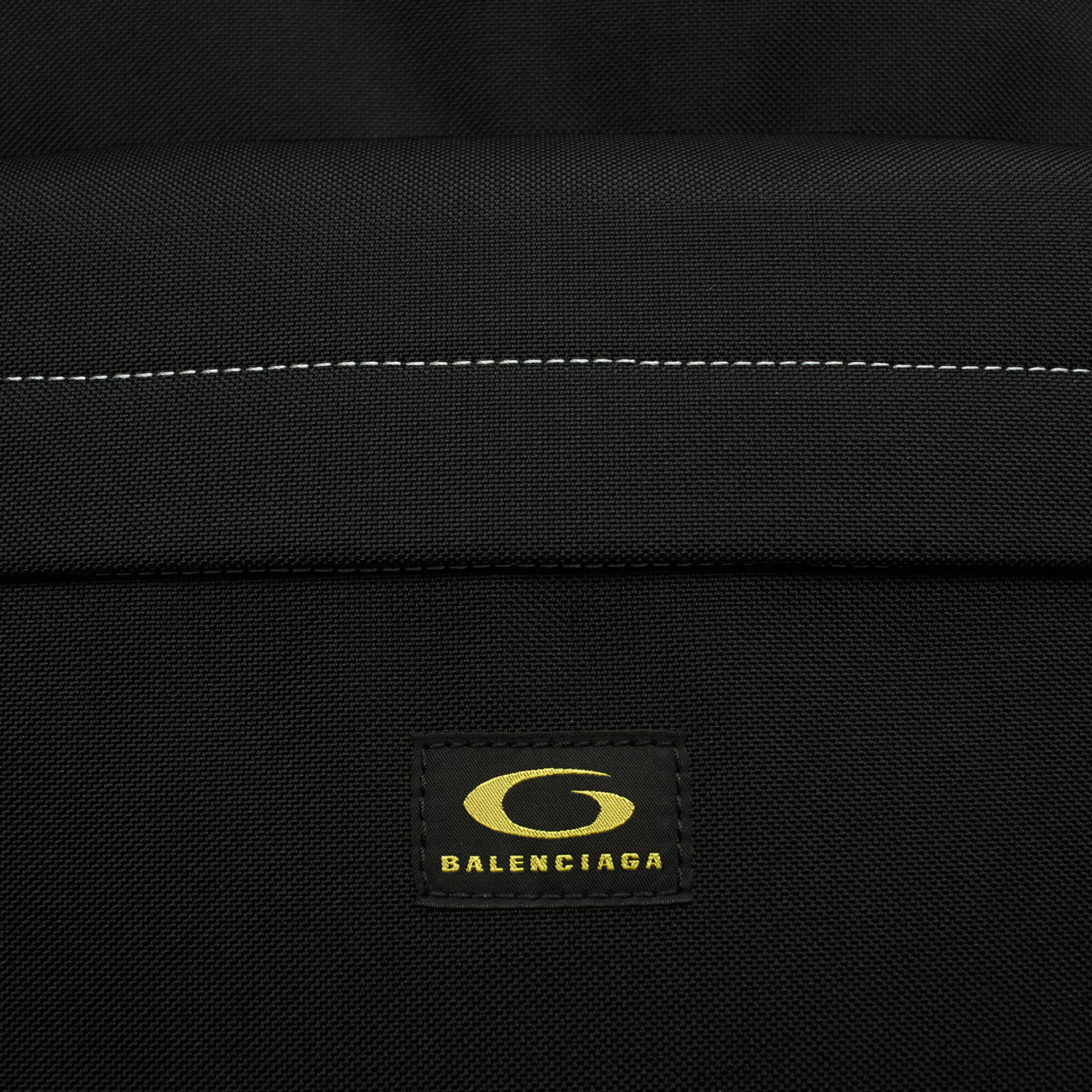 Balenciaga Black logo backpack