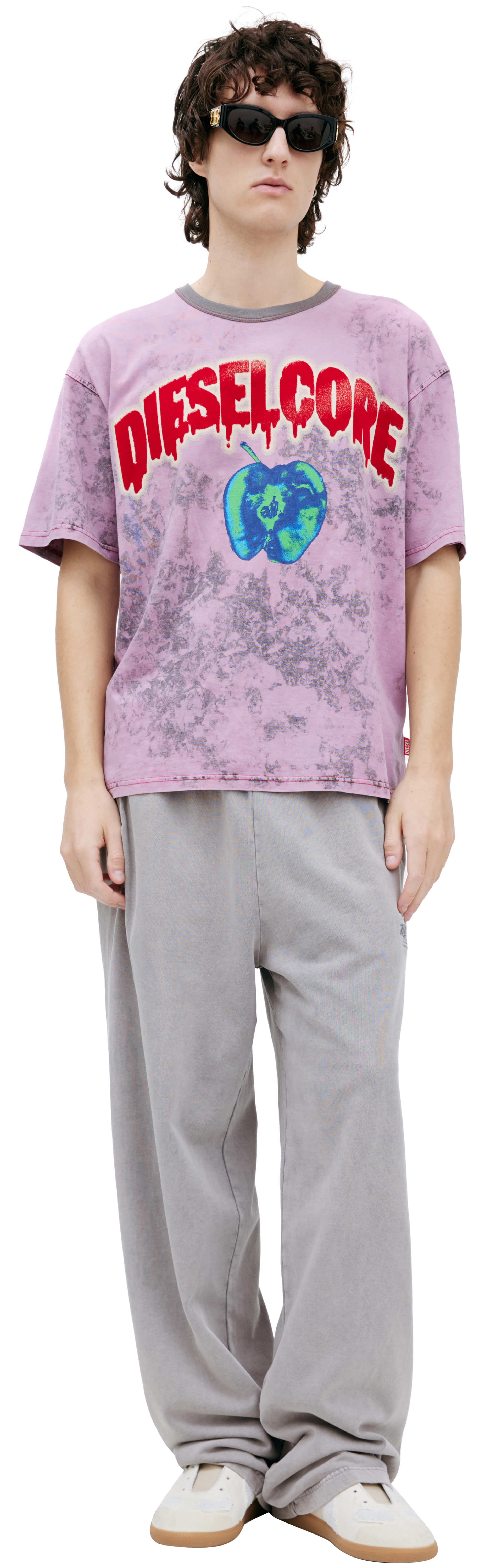 Diesel T-shirt with \'dieselcore\' print
