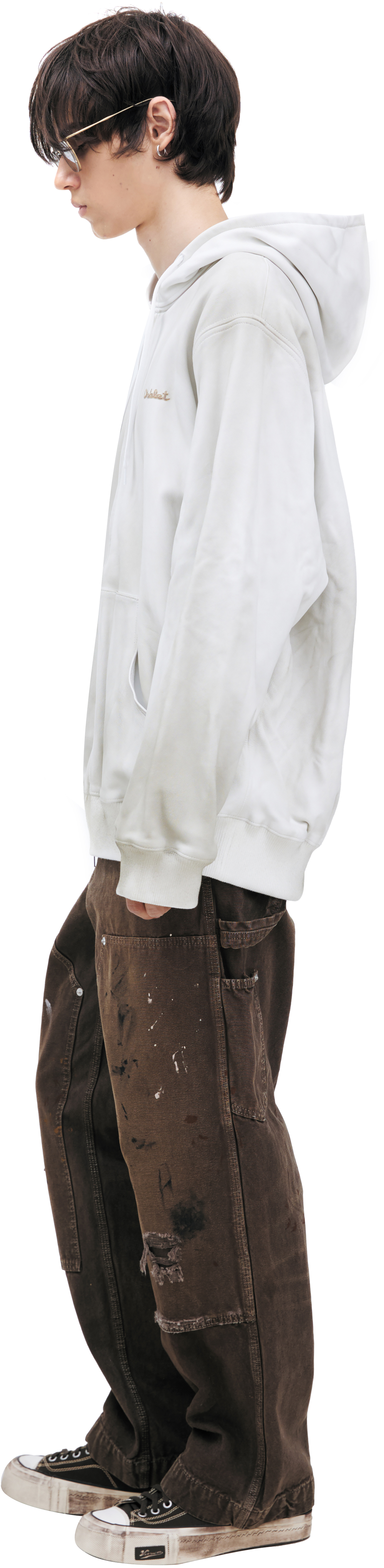 Doublet Leather Hooded Jacket