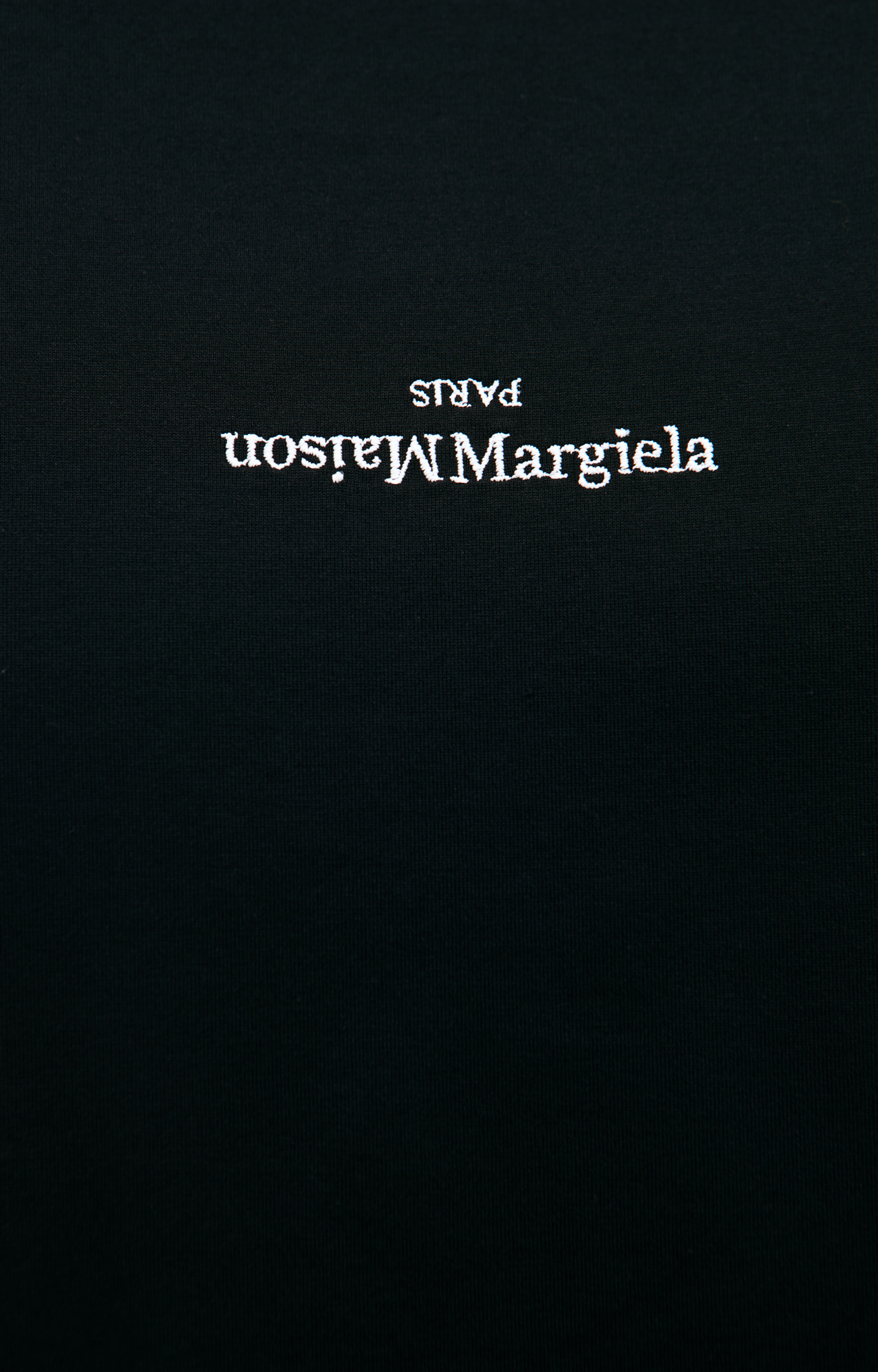 Maison Margiela Black logo T-shirt