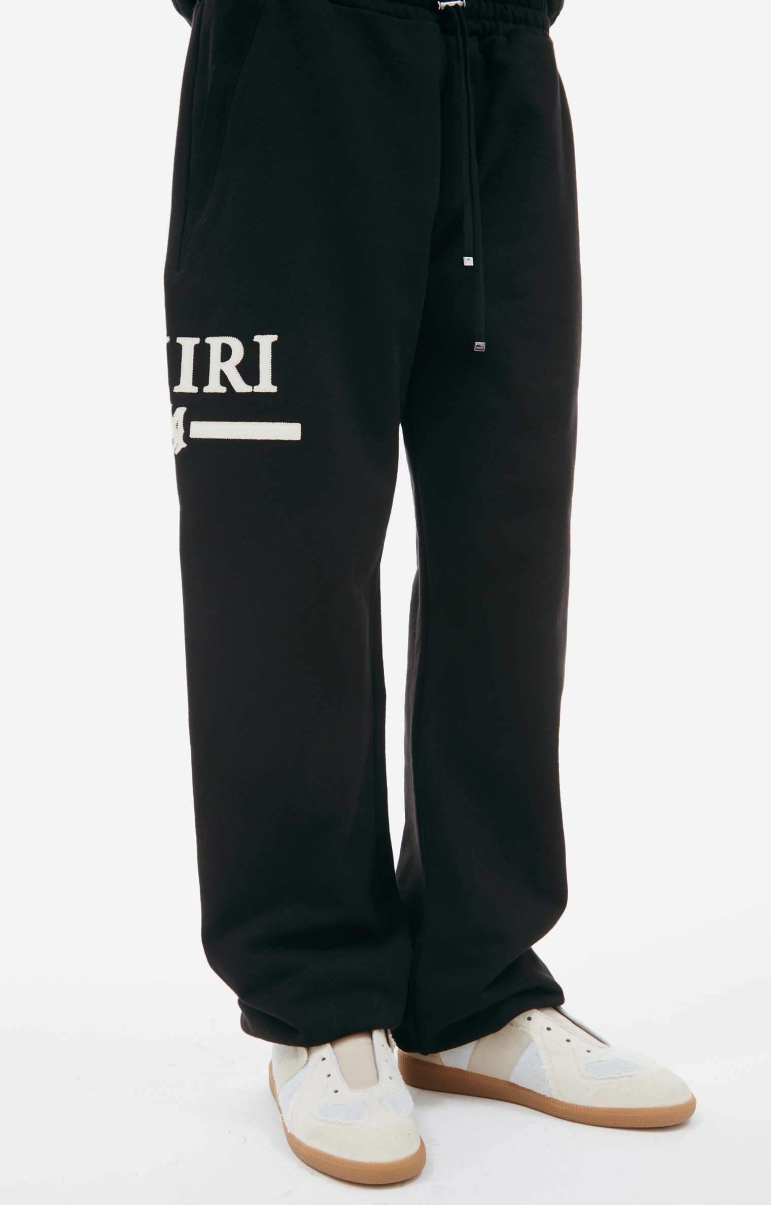 AMIRI Black logo trousers