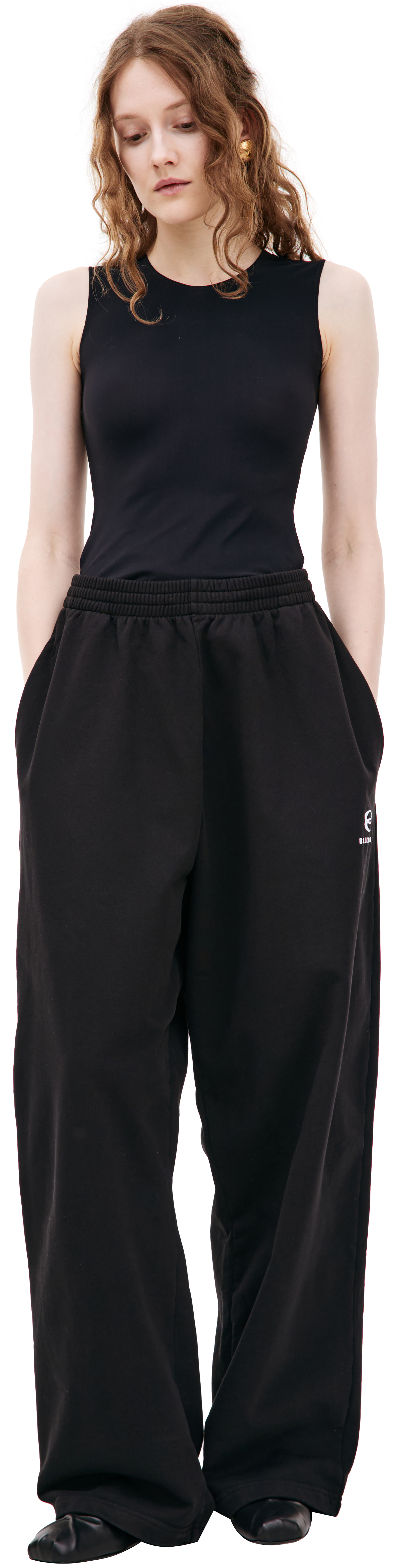 Balenciaga Black logo sweatpants