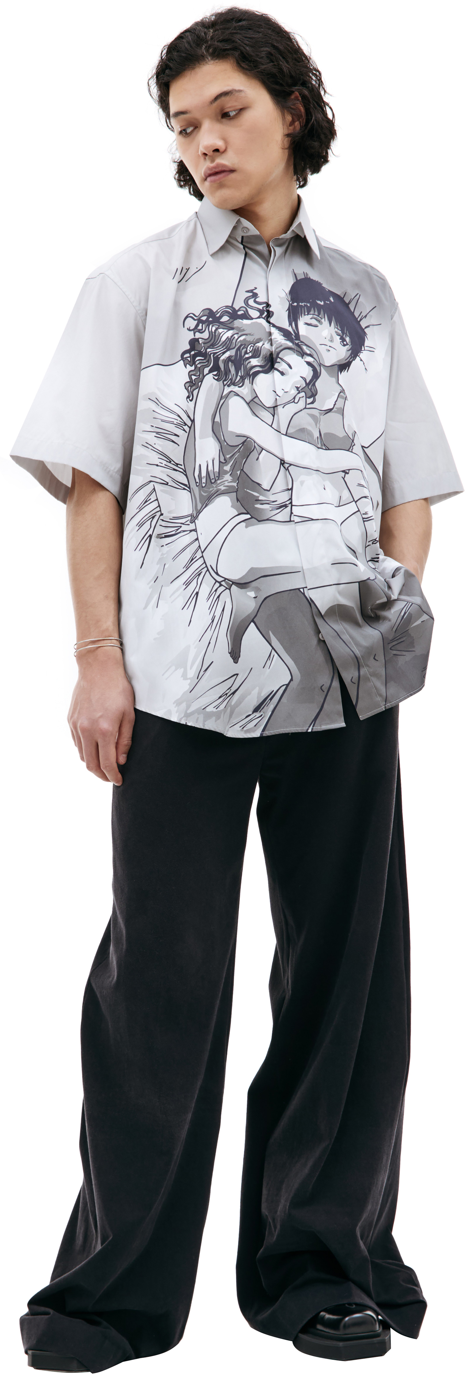 VETEMENTS Anime printed shirt