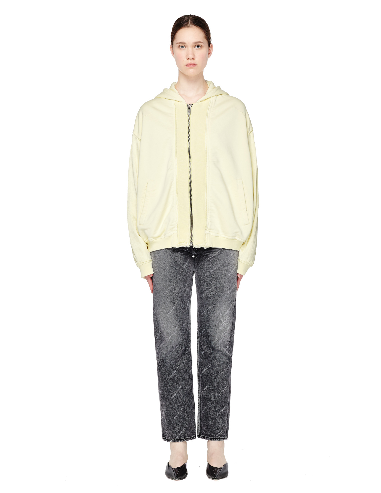Haider Ackermann Желтая толстовка на молнии