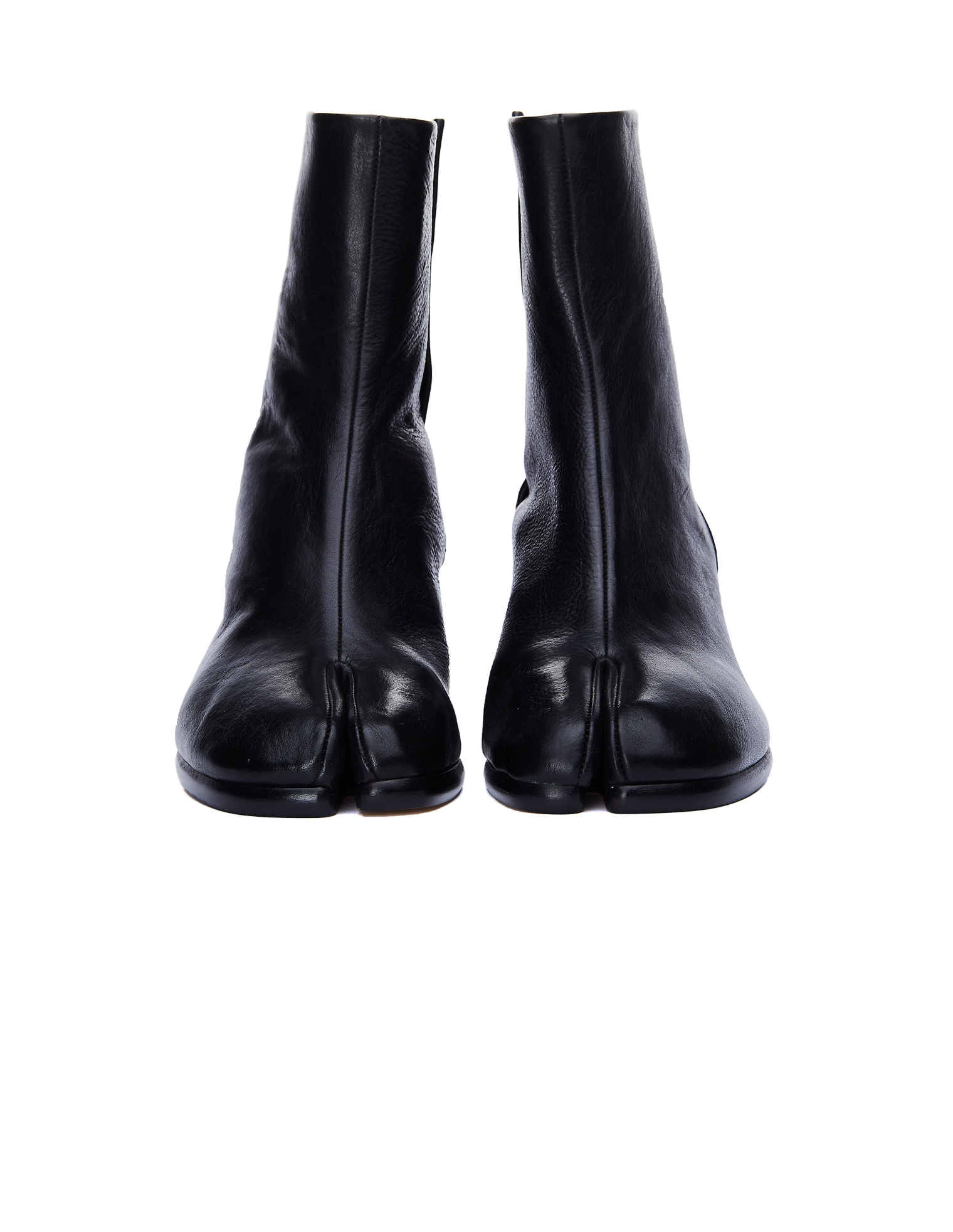 Maison Margiela Black Leather Tabi Boots