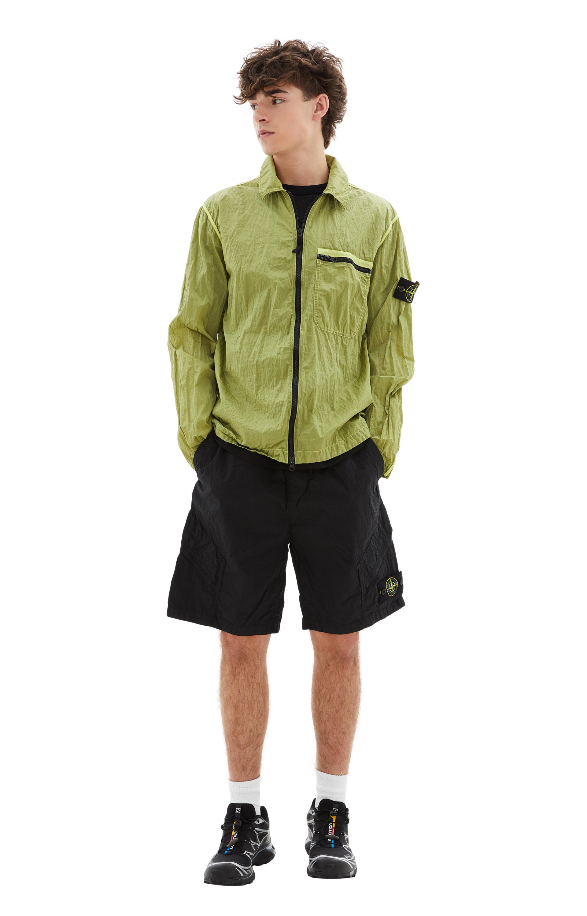 Buy Raf Simons men synchronicity sweatshirt in black for $690