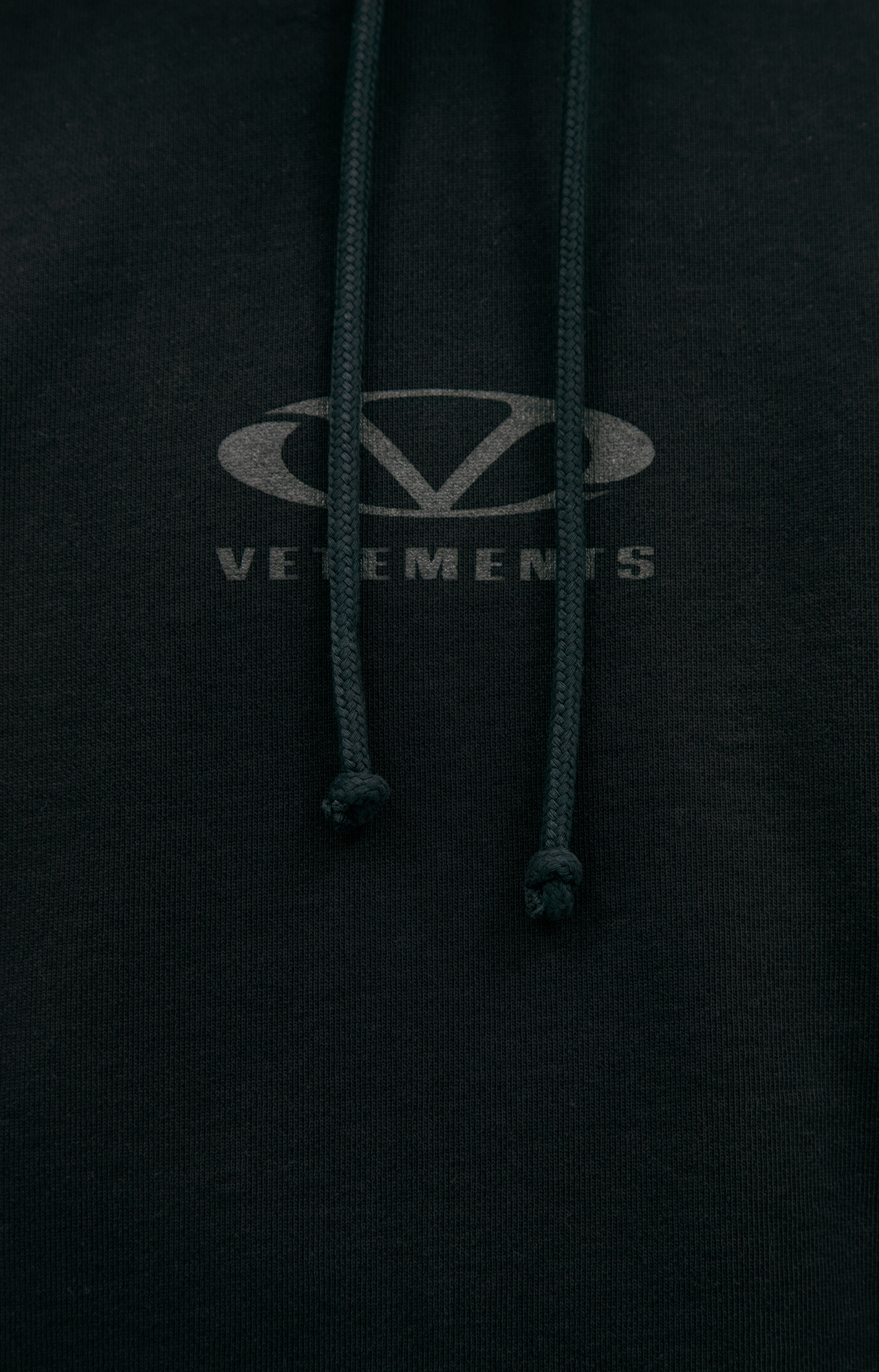 VETEMENTS Cotton print hoodie