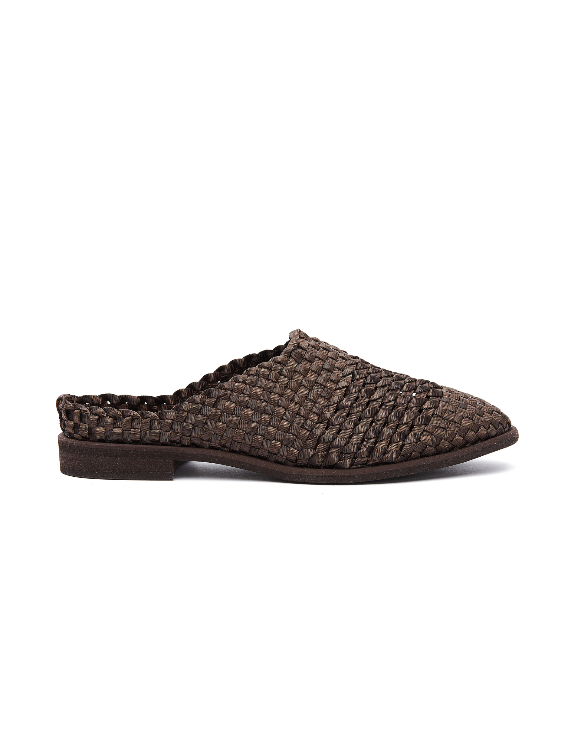 Hender Scheme Brown Nylon Parallel Mules