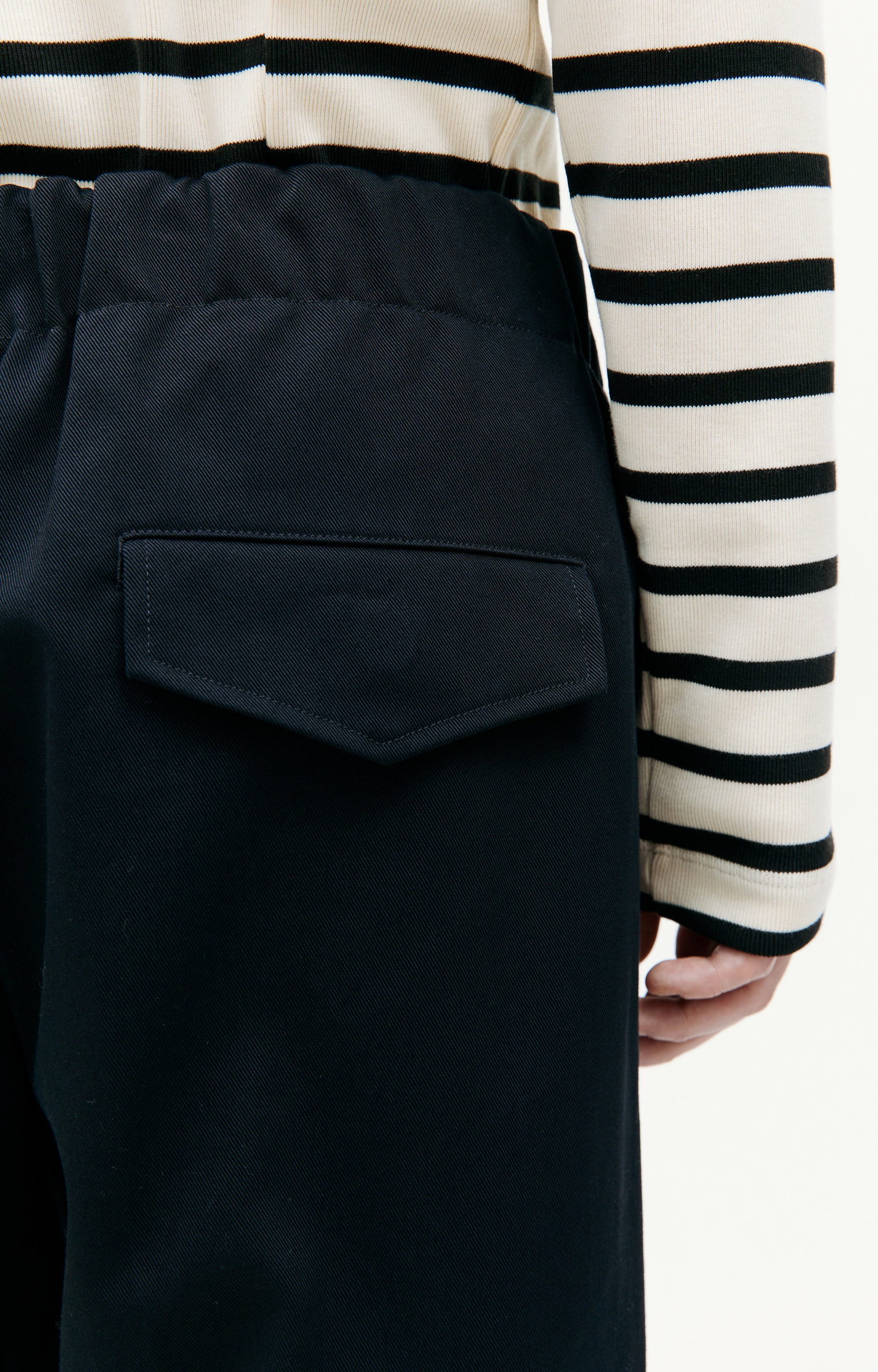 Jil Sander Black cotton trousers