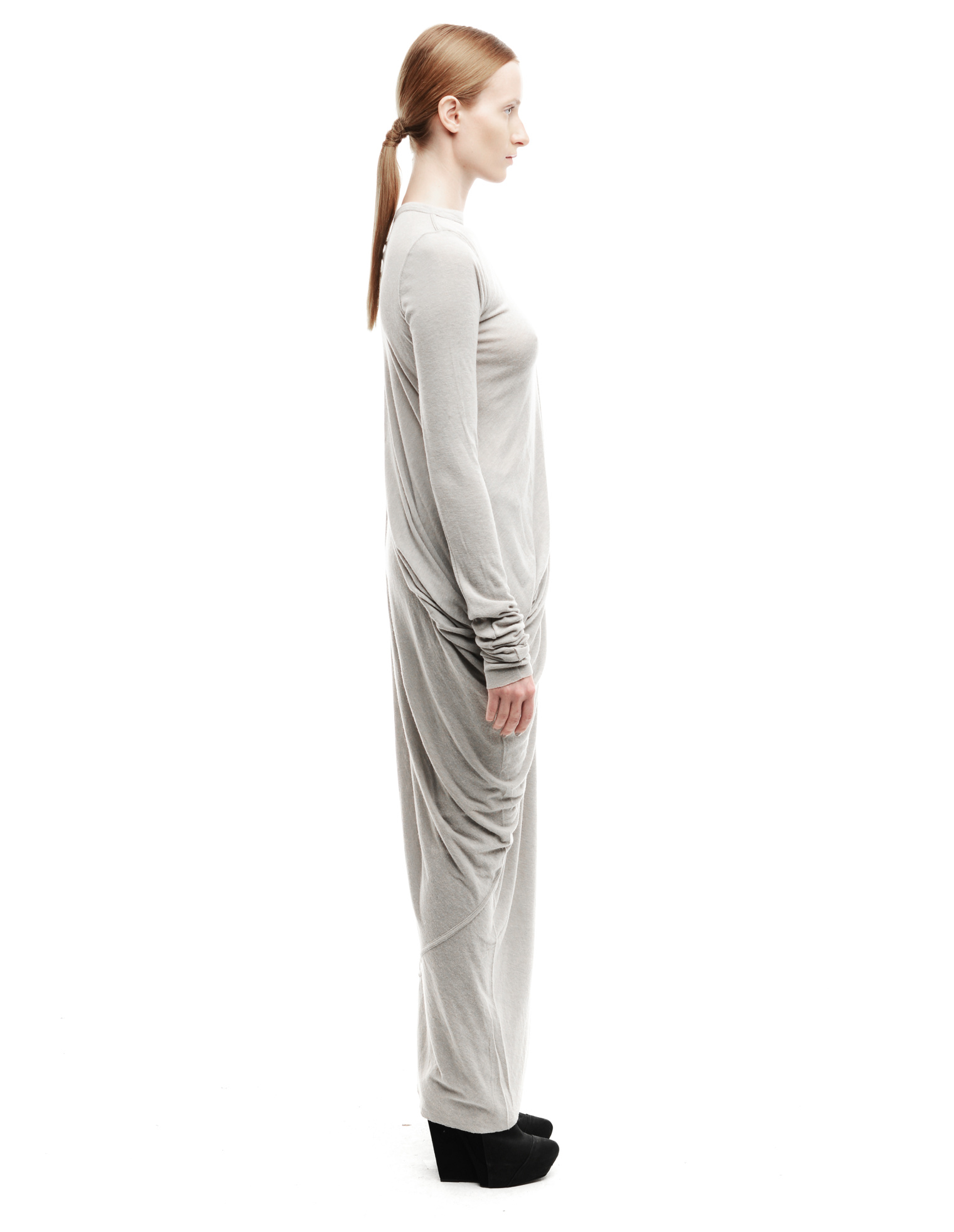 Rick Owens Lilies Платье из вискозы, ангоры и шерсти