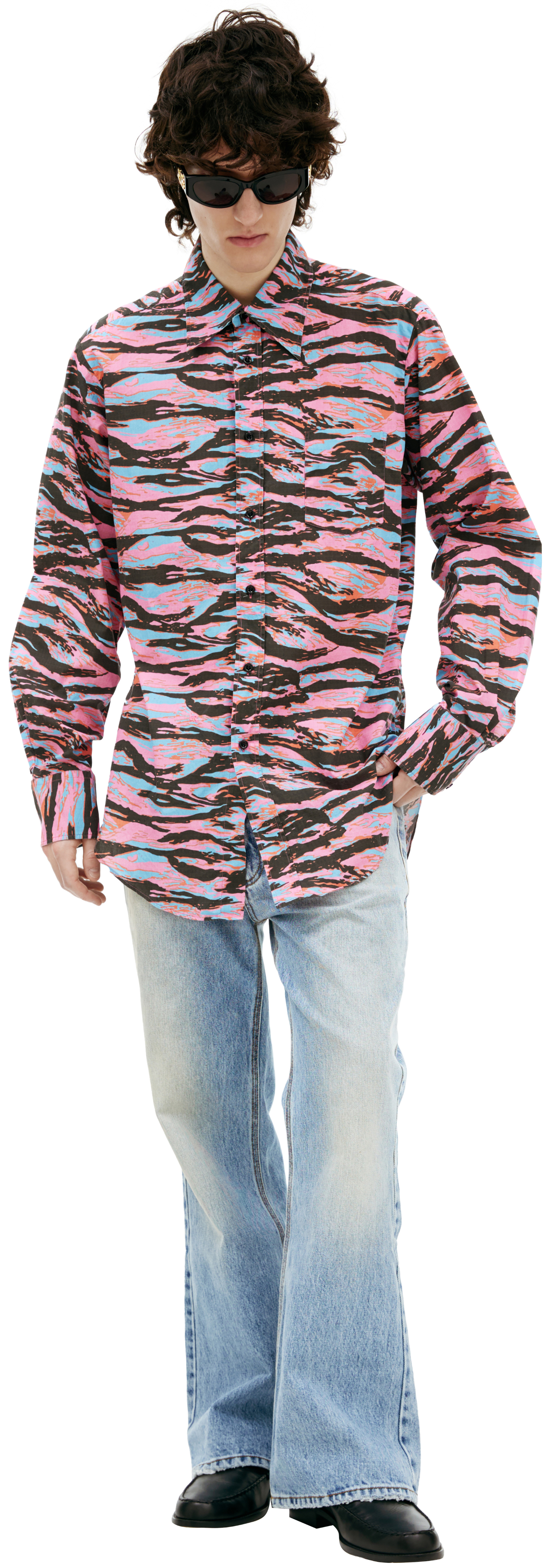 ERL Animalistic print shirt