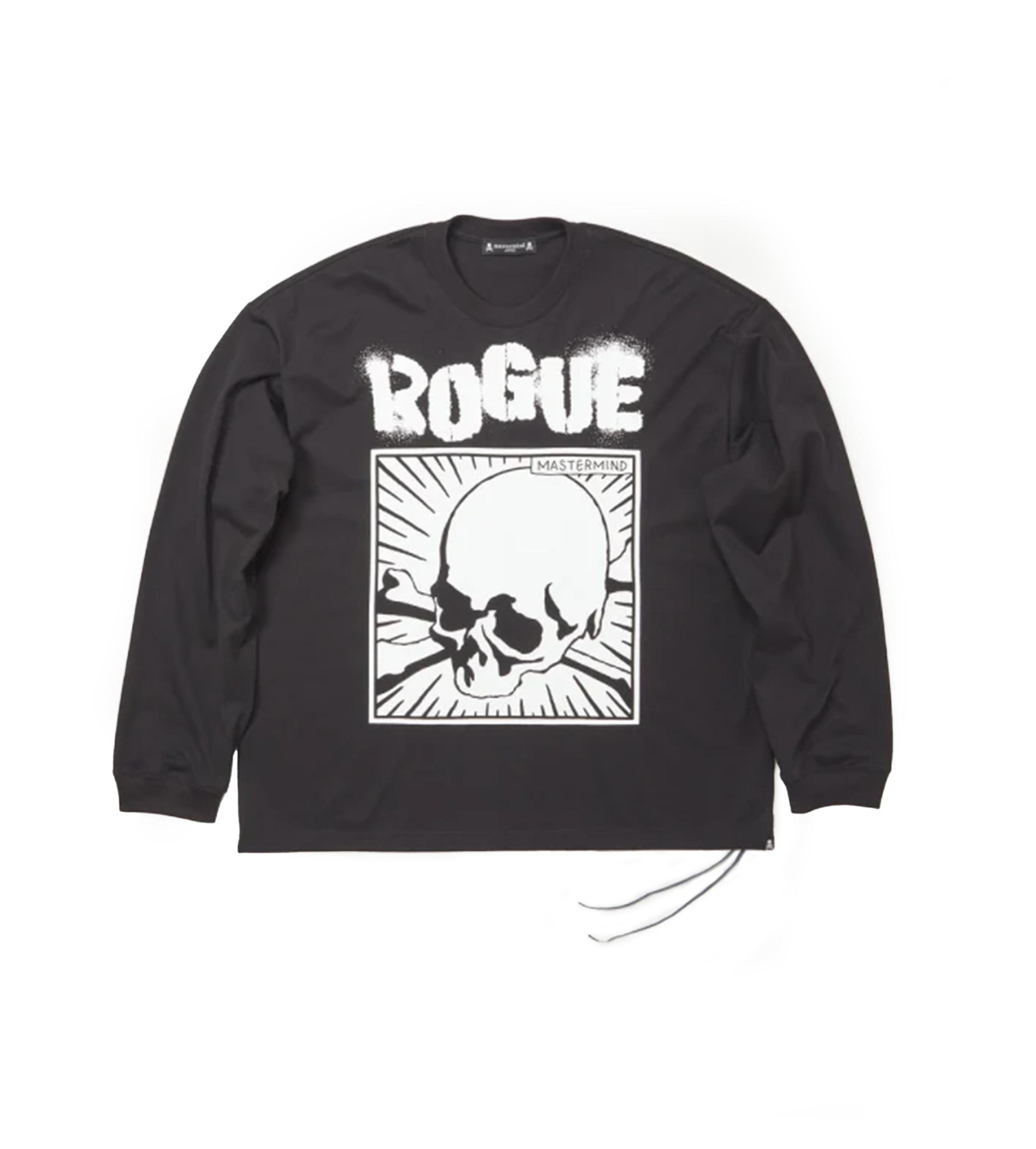 Mastermind WORLD Black longsleeve shirt with a skull print