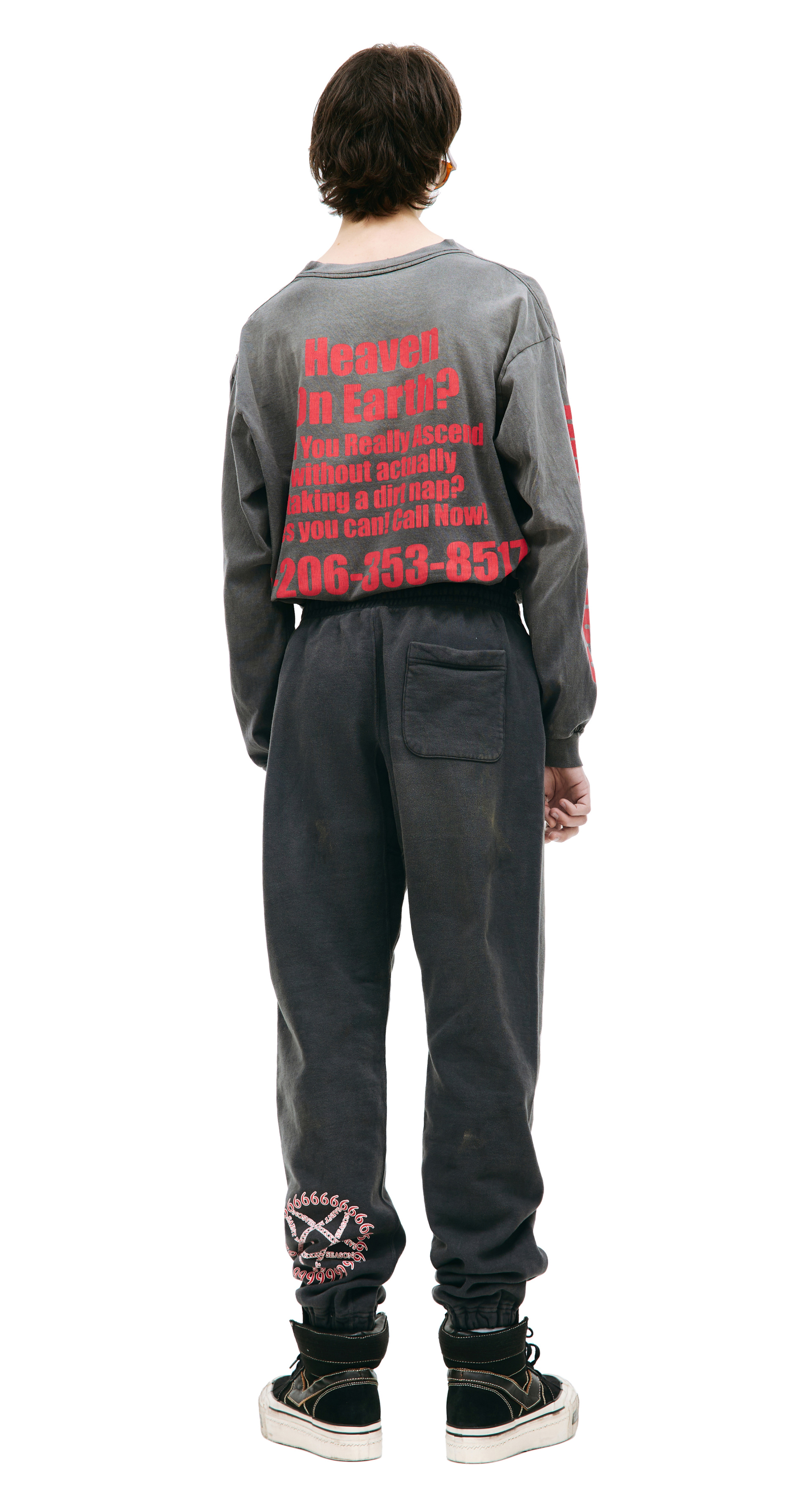 Saint Michael Eye ball printed sweatpants