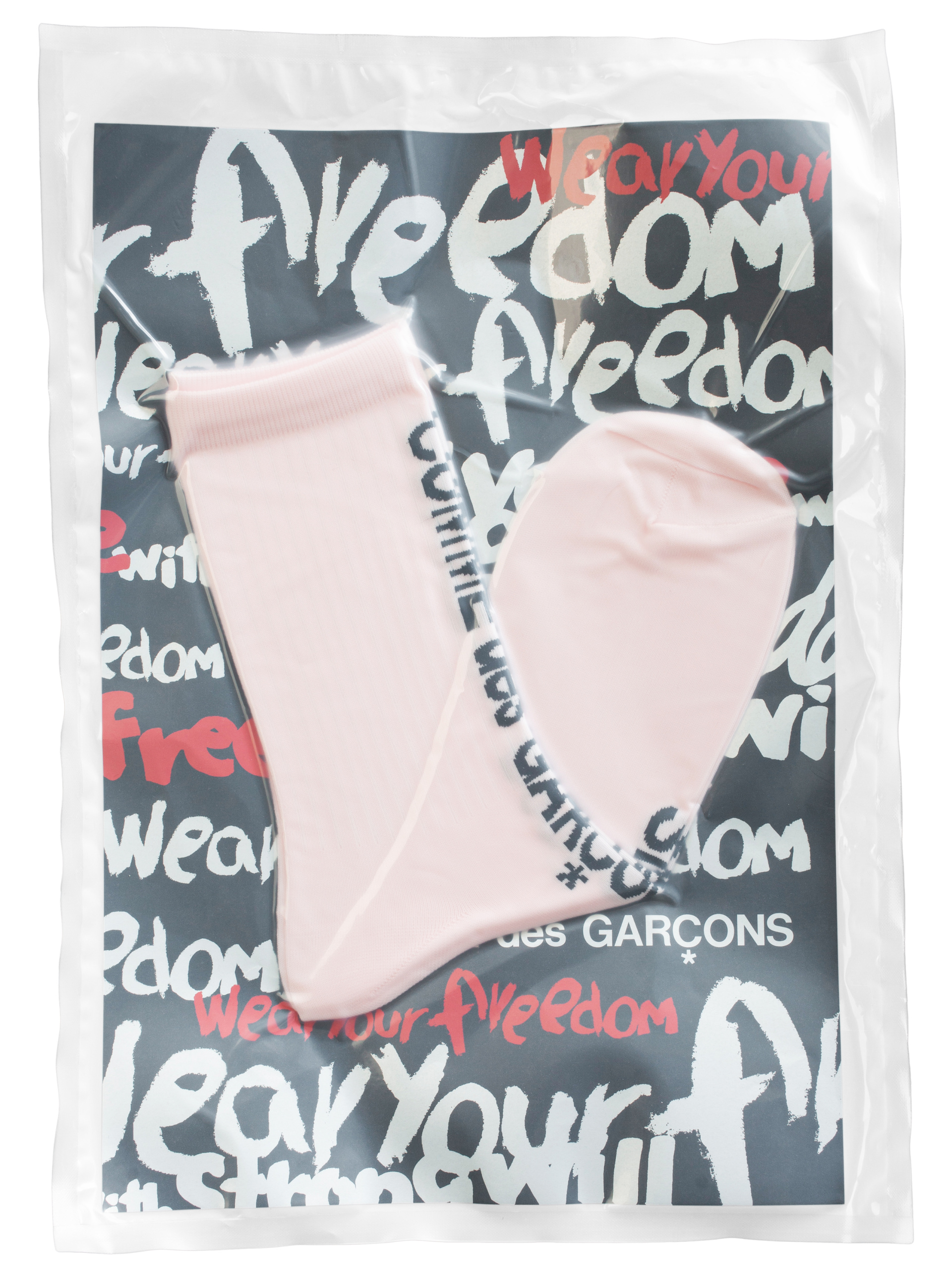 Comme des Garcons Logo Print Socks