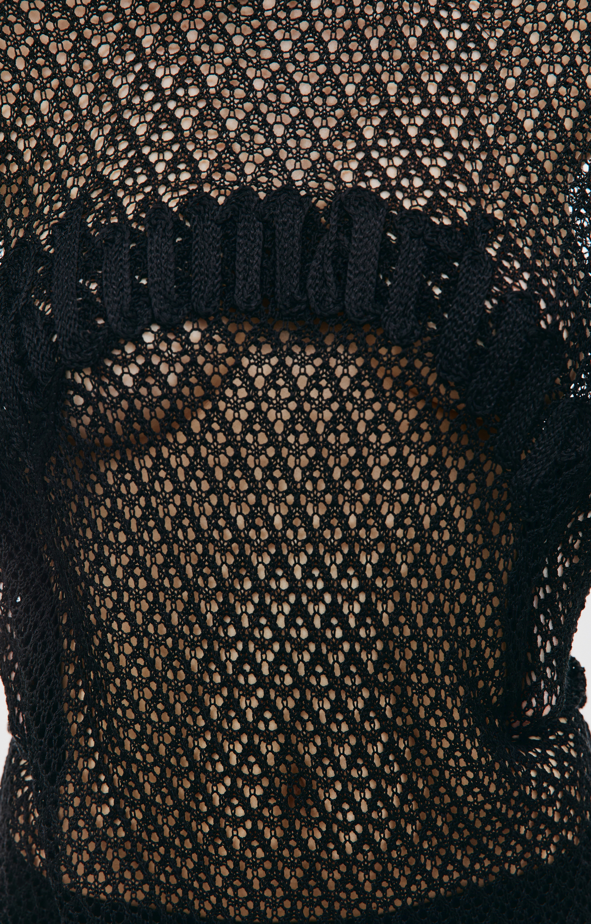 Blumarine Black Scalloped Sweater