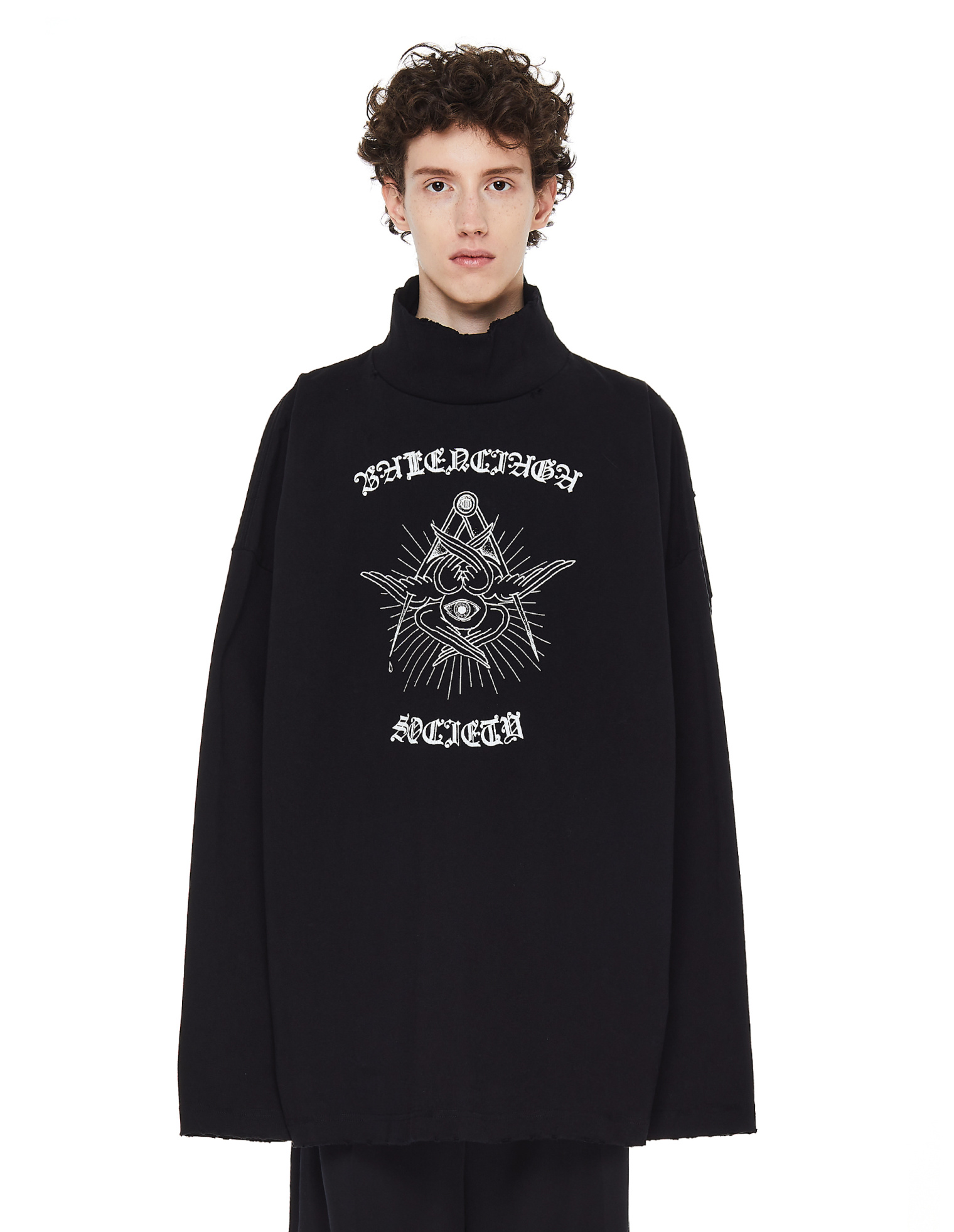 Balenciaga Free Your Mind Printed L/S T-shirt