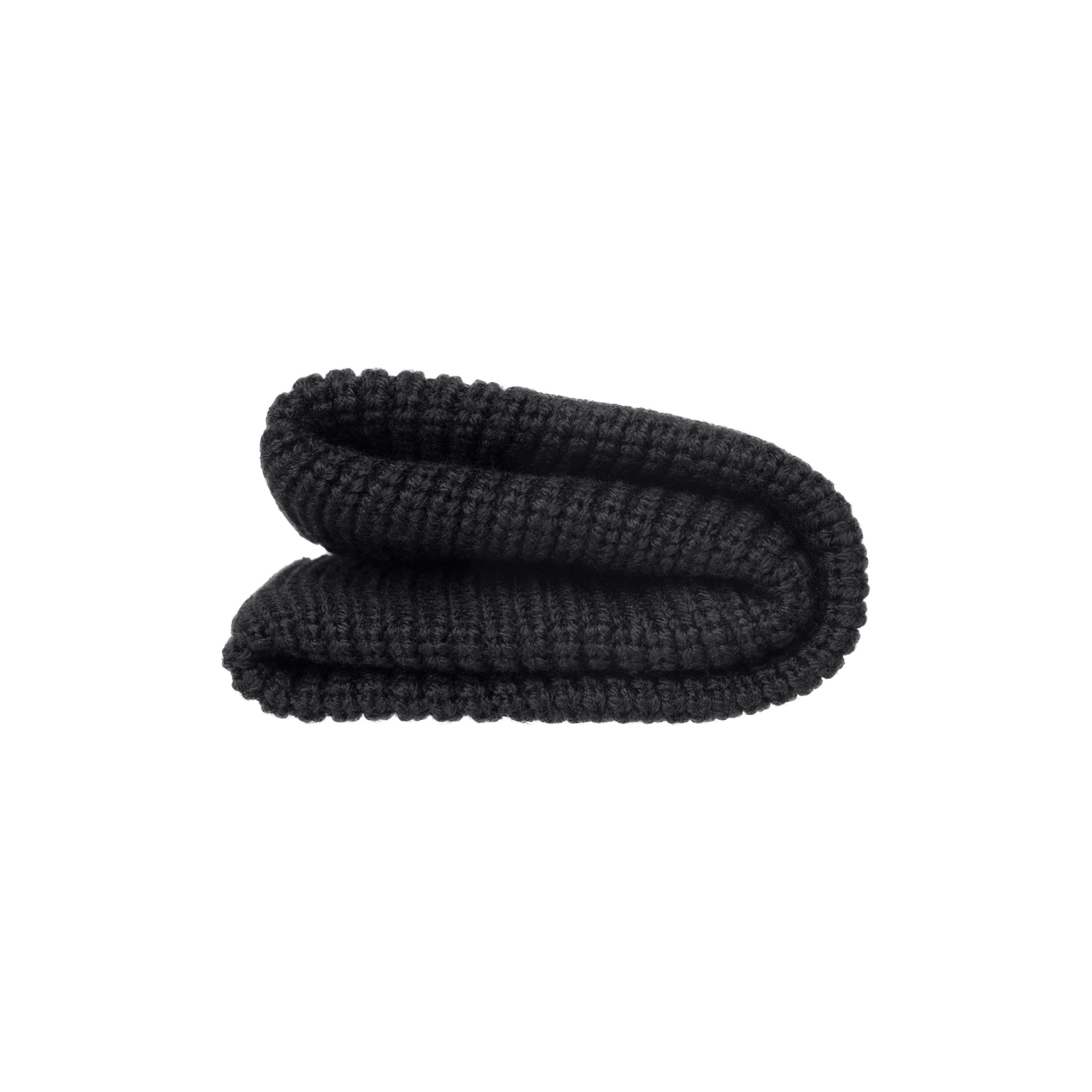 VETEMENTS Black logo beanie