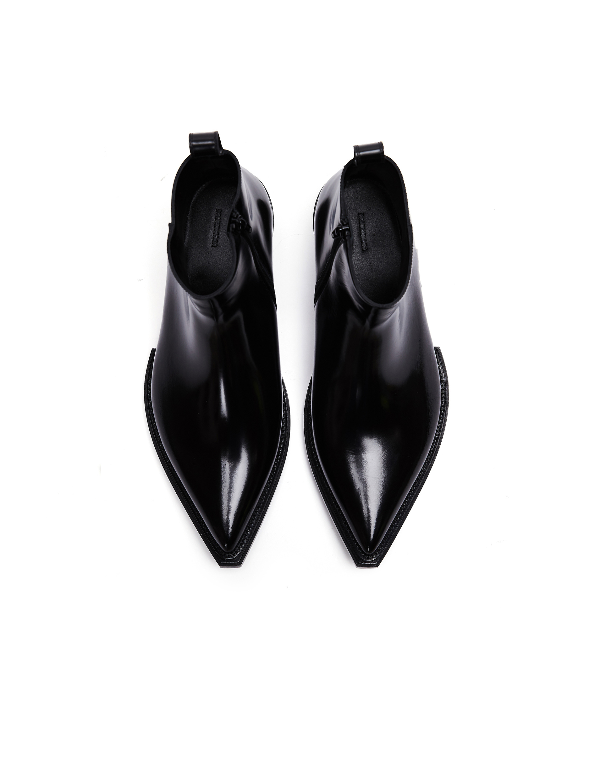 Balenciaga Black Leather Boots