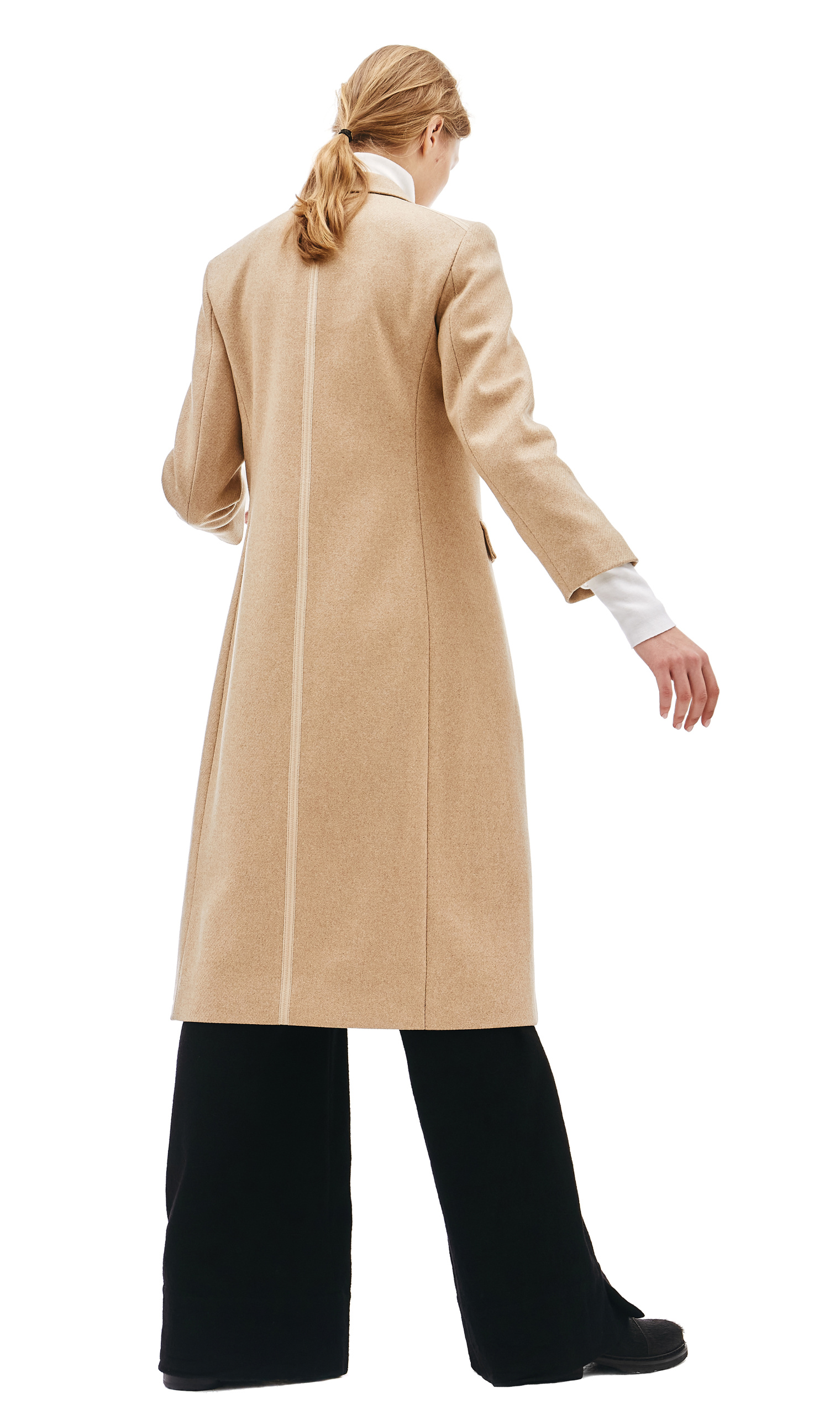 The Row Beige Wool Coat