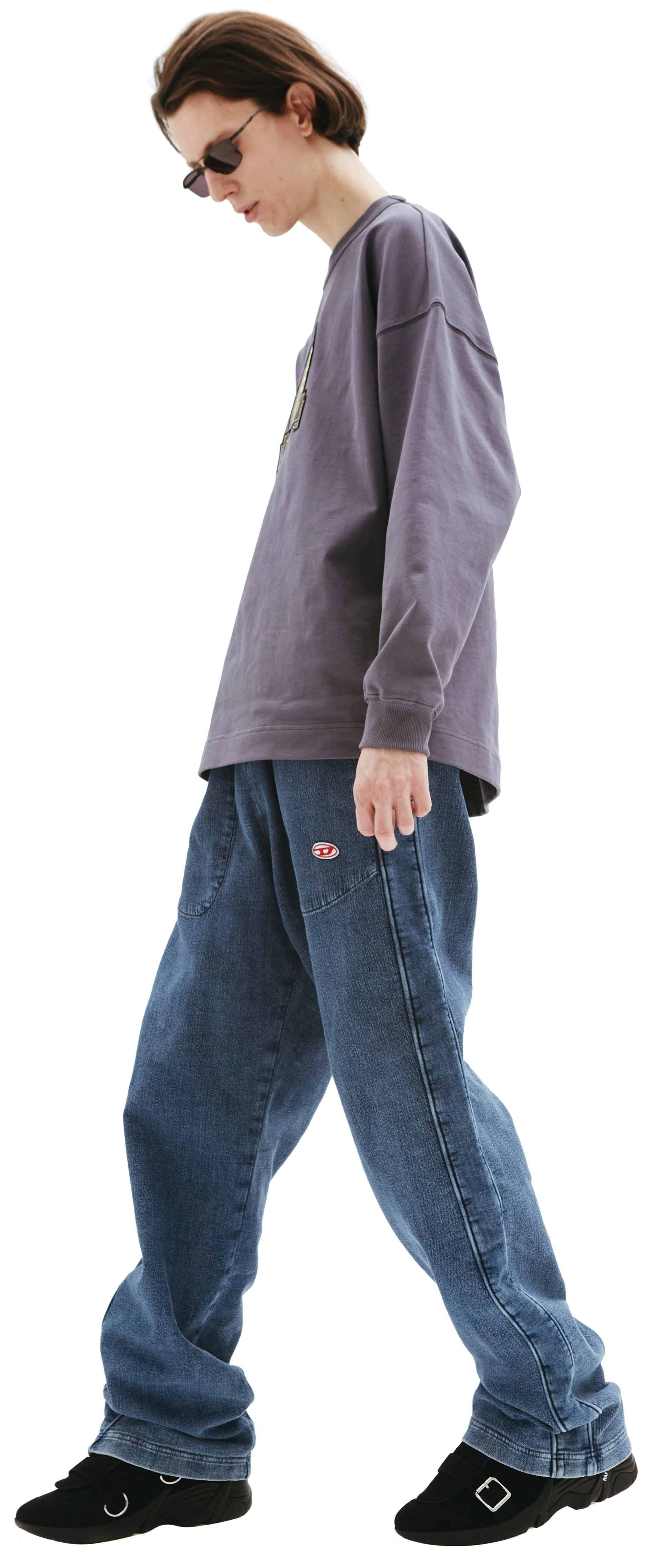 Diesel Cotton sweatshirt with patch