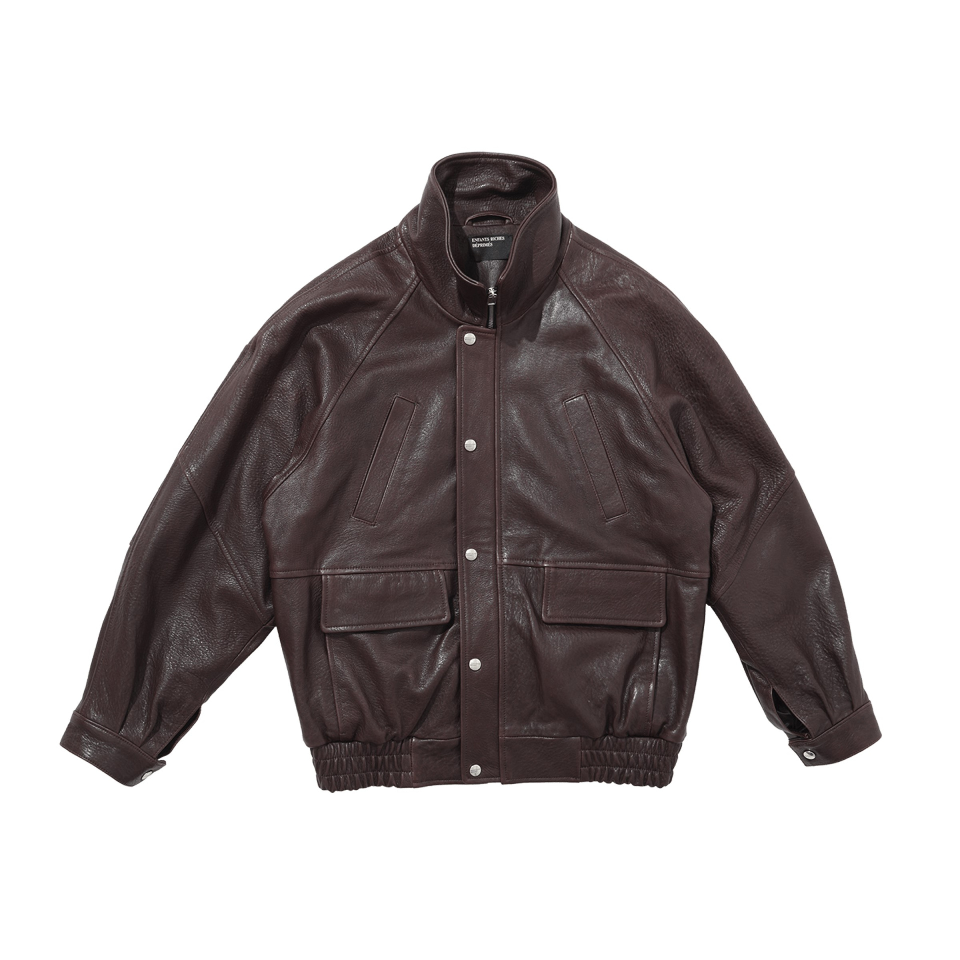 Enfants Riches Déprimés Leather jacket with a zipper