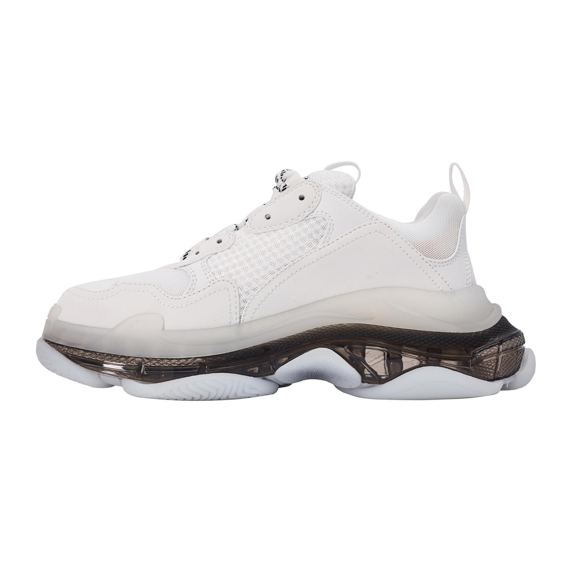 Balenciaga White Triple S Sneakers