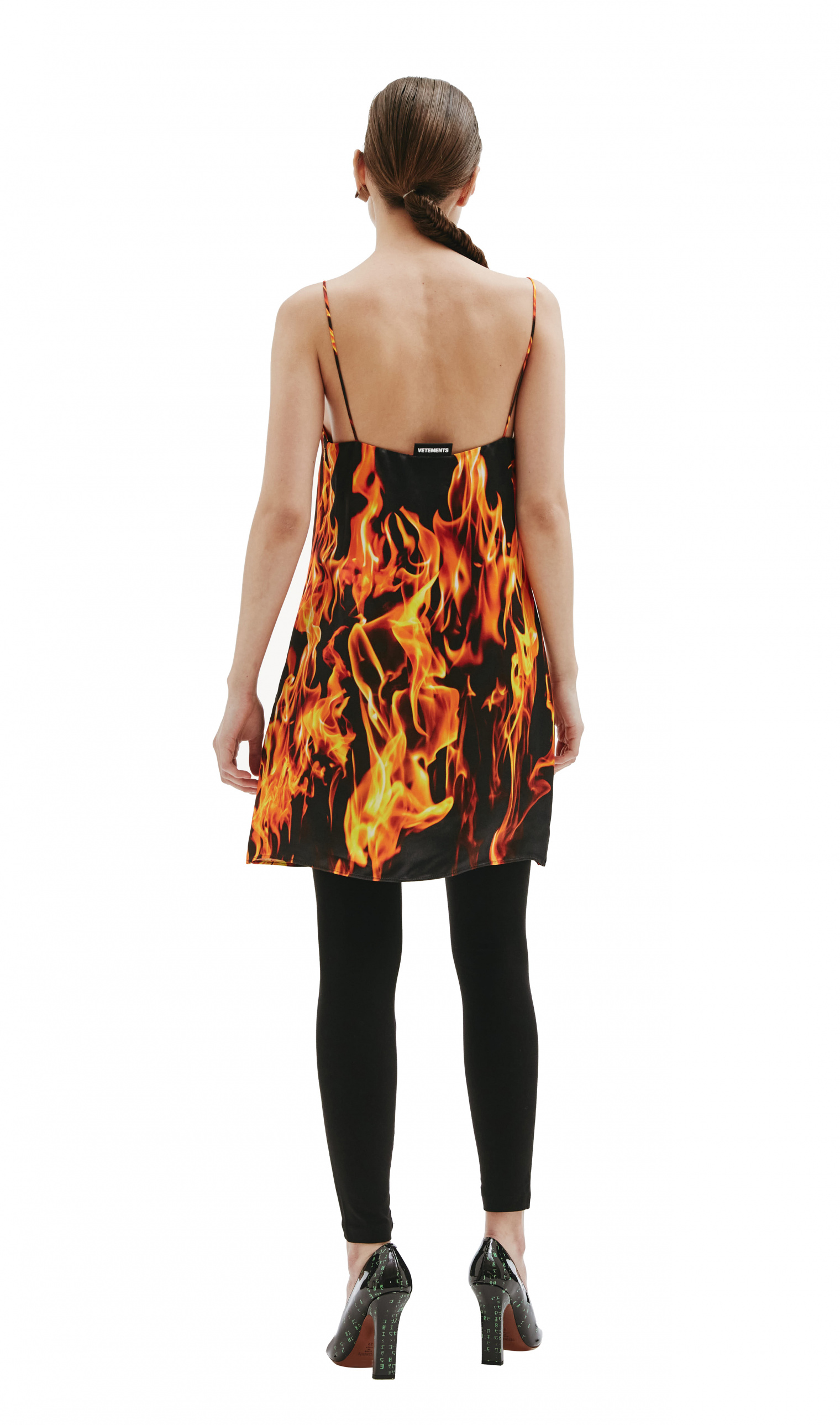 VETEMENTS Fire mini dress