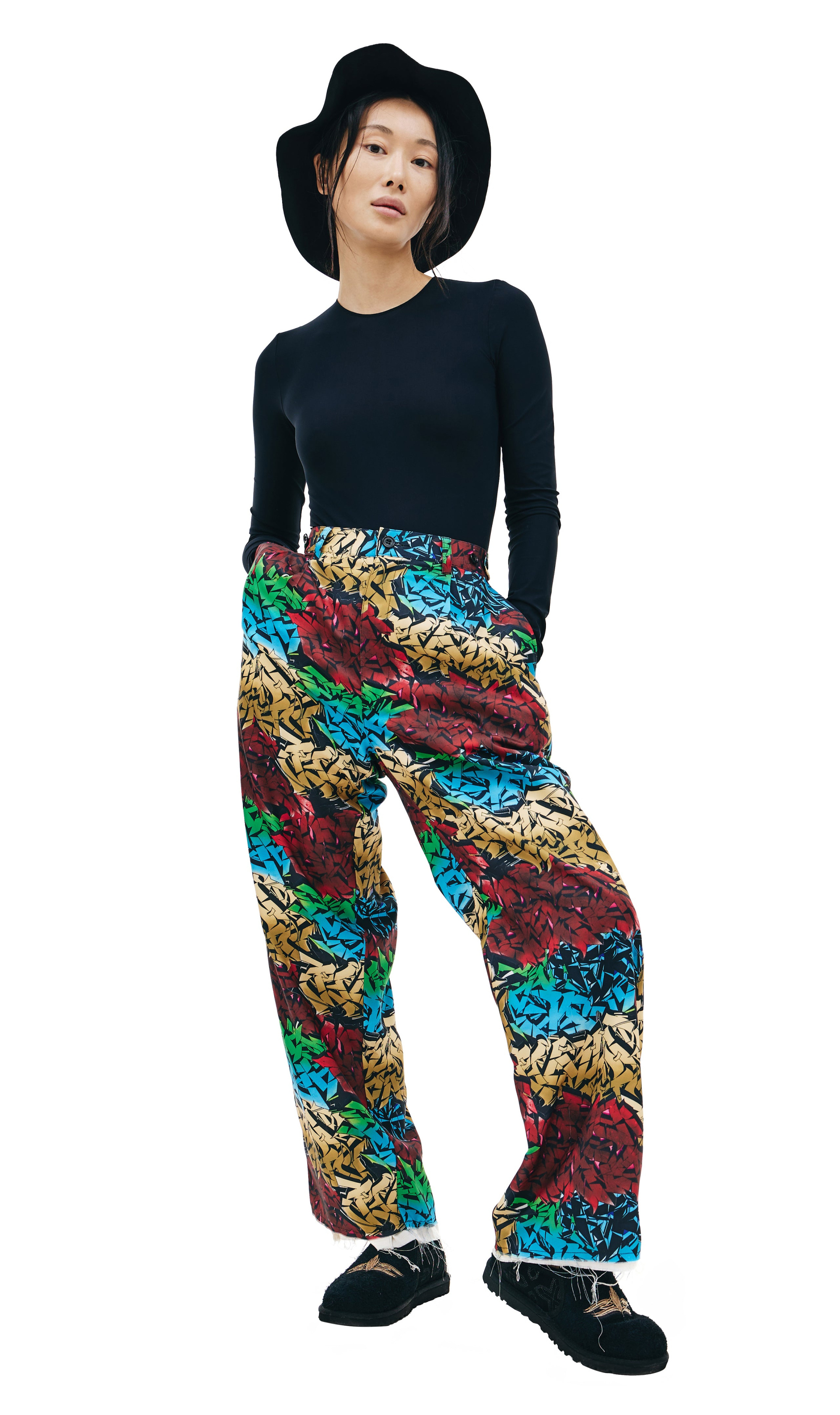Children of the discordance PERSONAL DATA PRINTED TROUSERS
