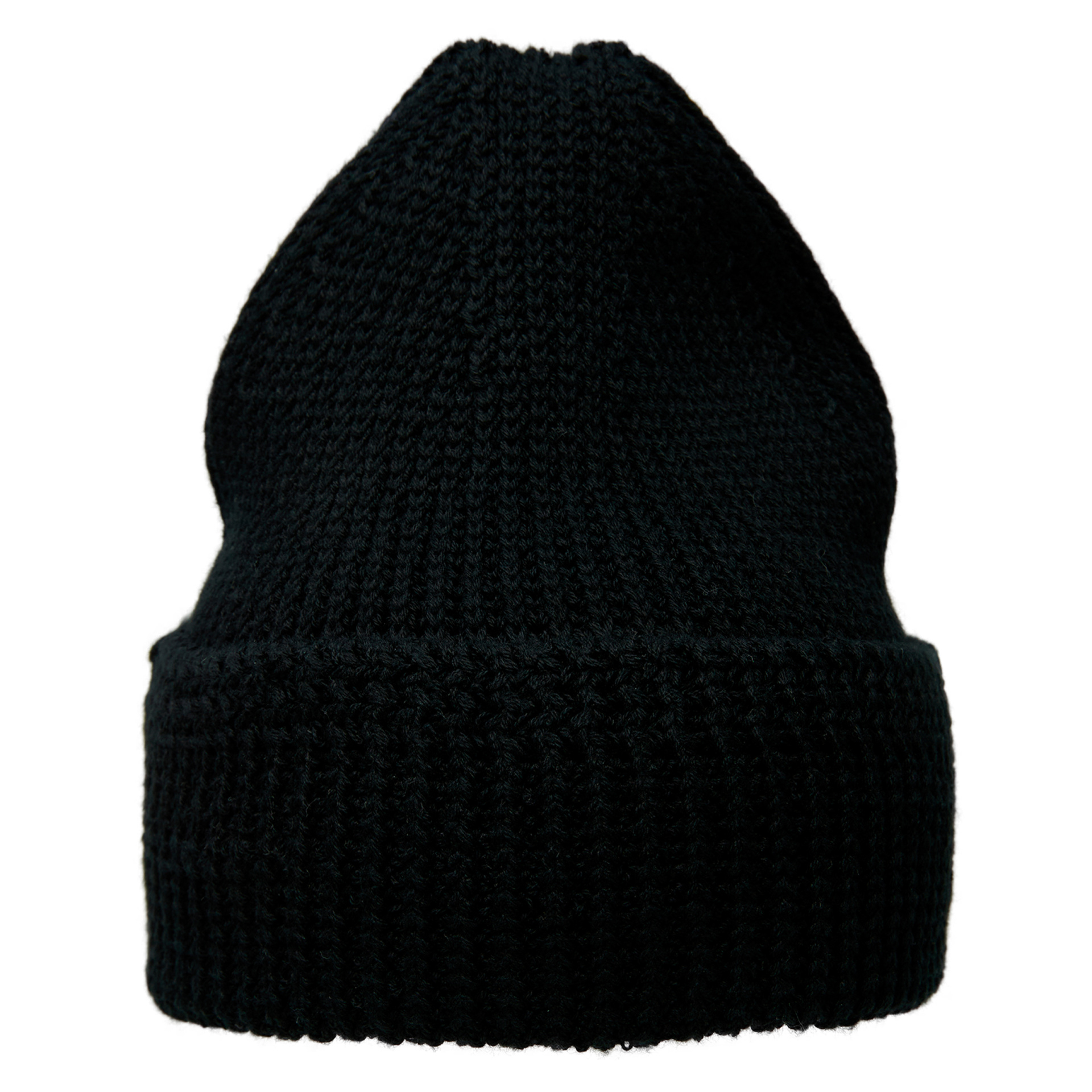 visvim Black cotton beanie