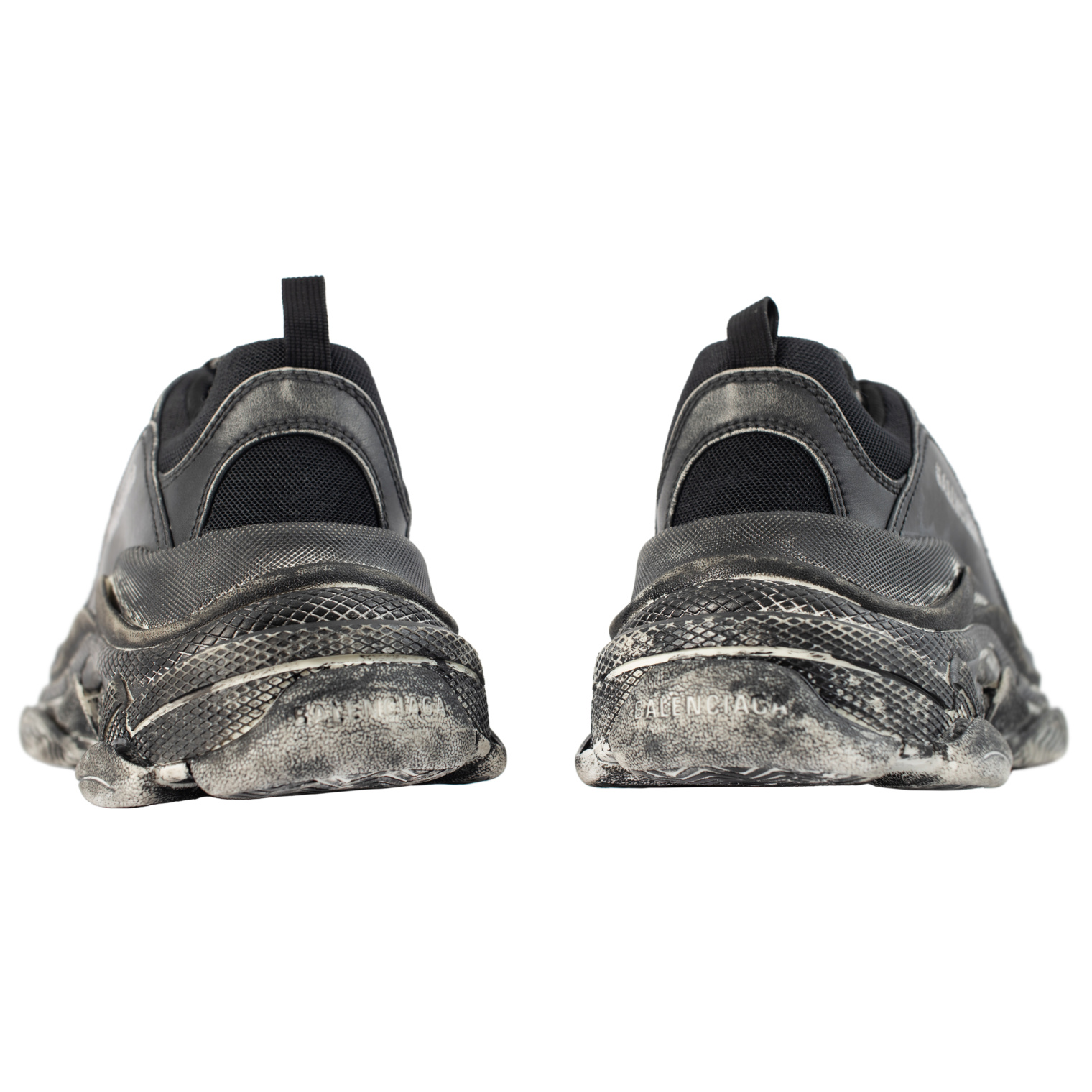 Balenciaga Черные кроссовки Triple S