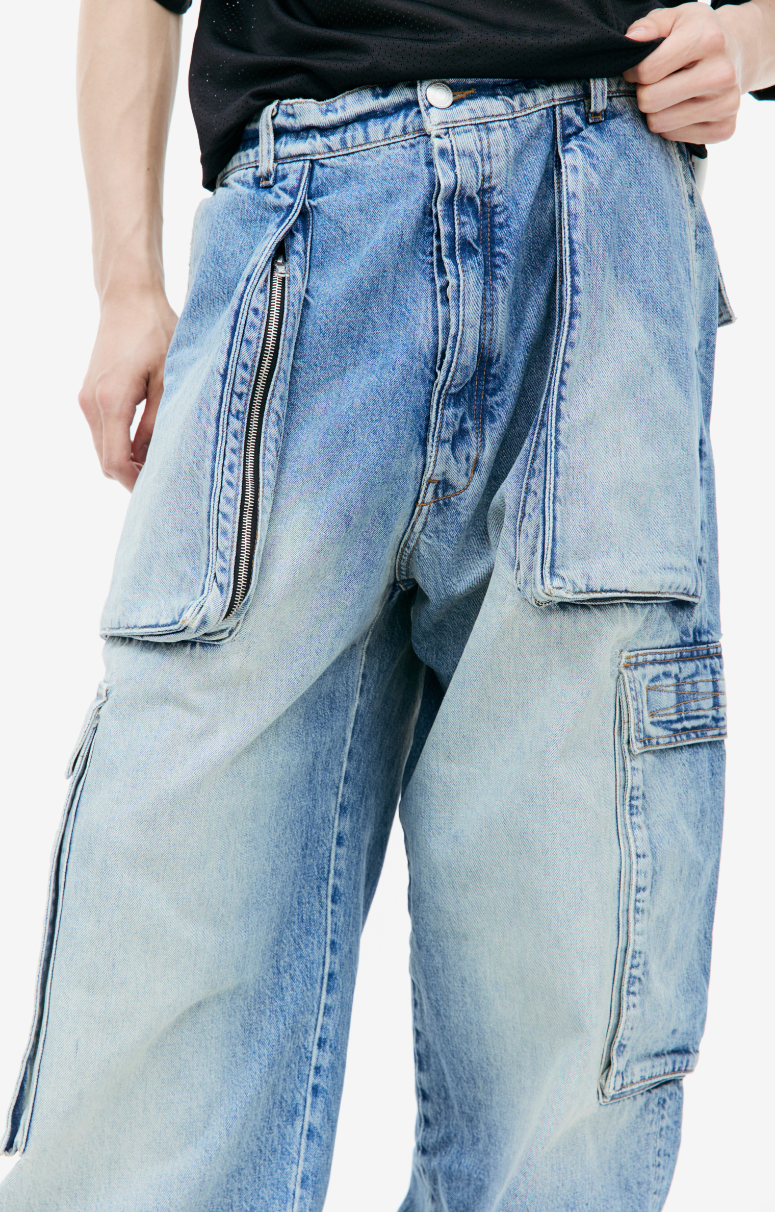 B1ARCHIVE Blue cargo jeans