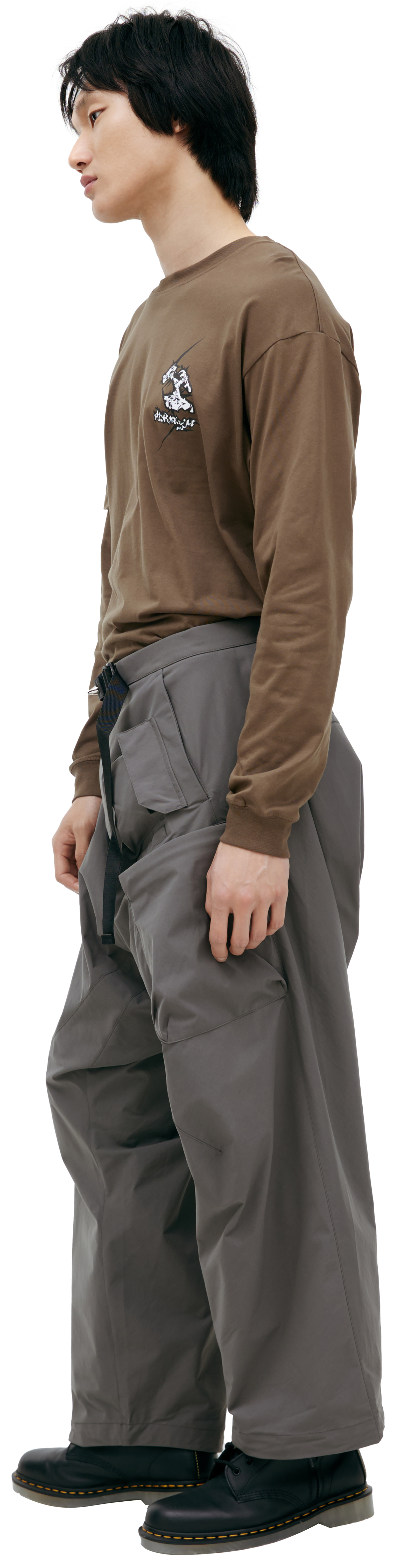 Acronym Cargo trousers with studs on the waistband