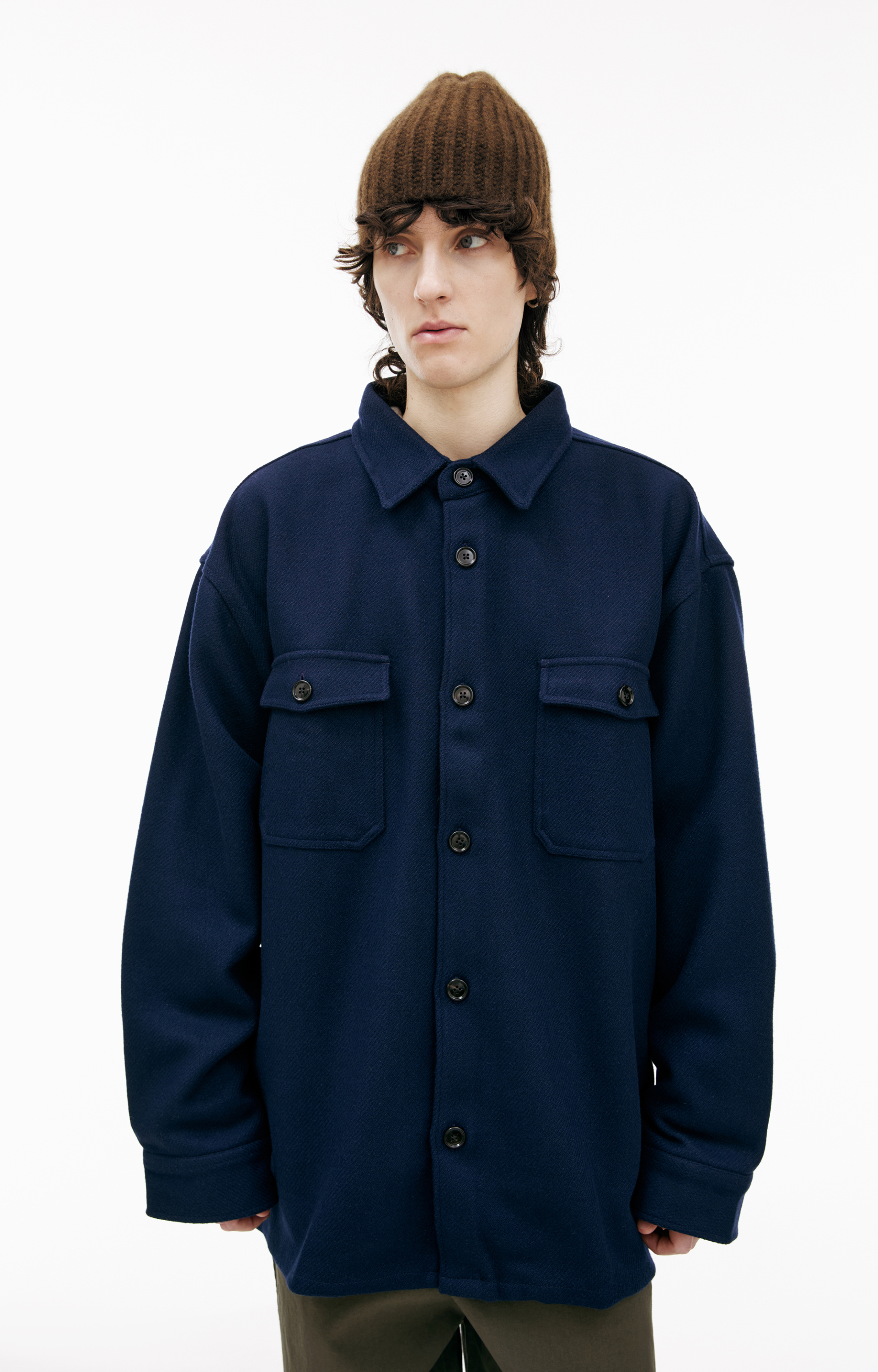 AMI PARIS Shirt with patch pockets