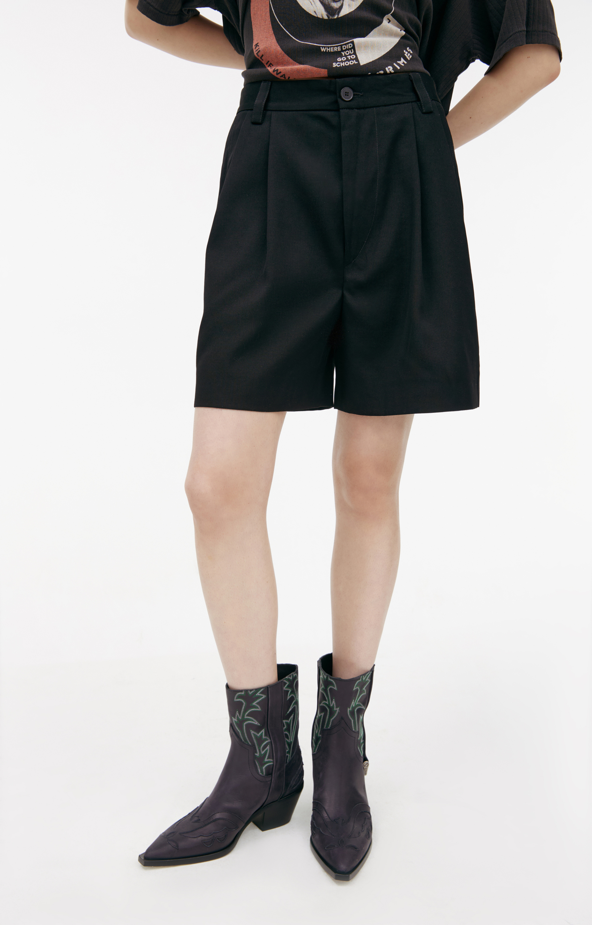 Enfants Riches Déprimés Basic wool shorts