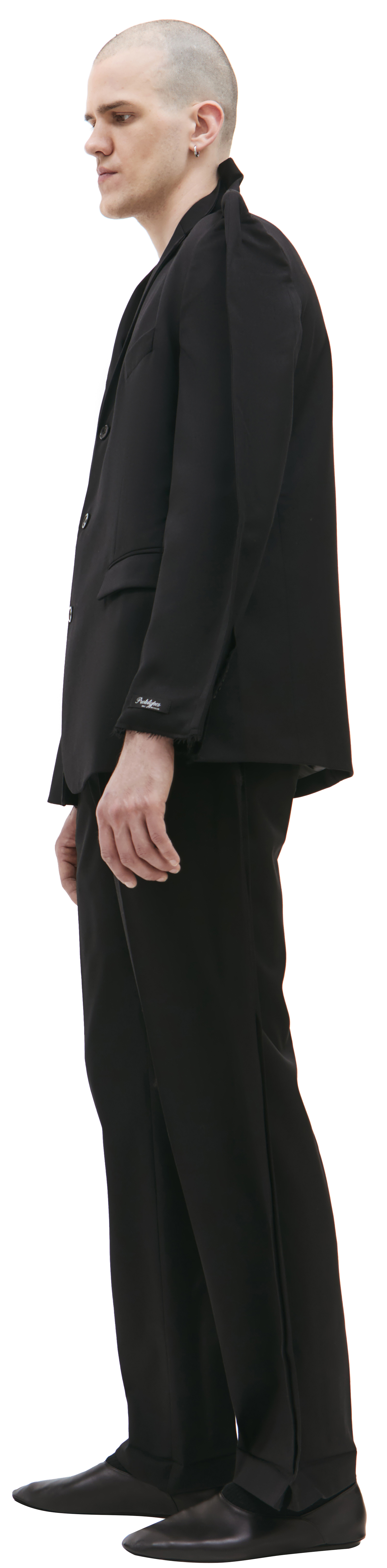 PROTOTYPES Black oversized jacket