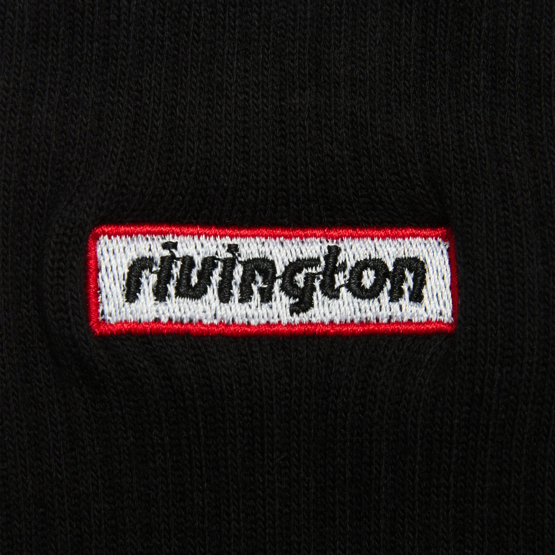 RRR123 Black cotton socks