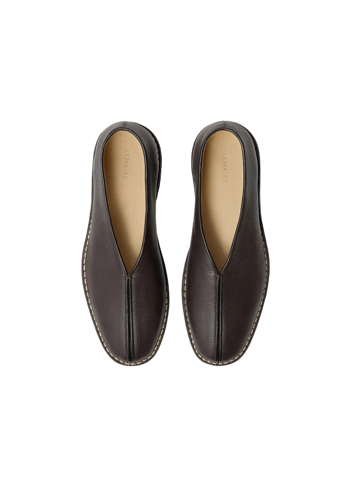 Lemaire Men\'s Piped Crepe Slippers
