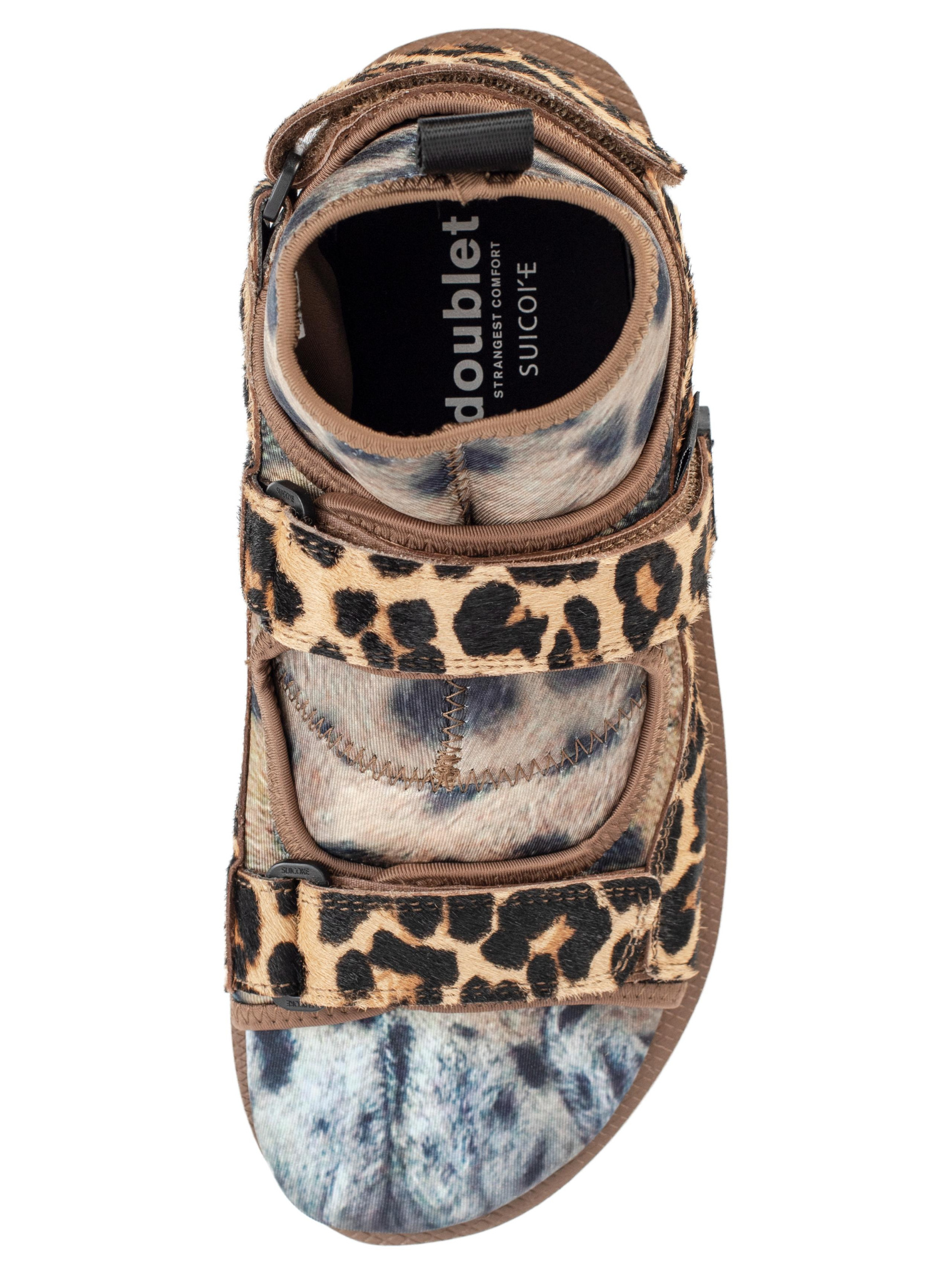 Doublet Doublet x Suicoke Animal foot Leopard Sandals