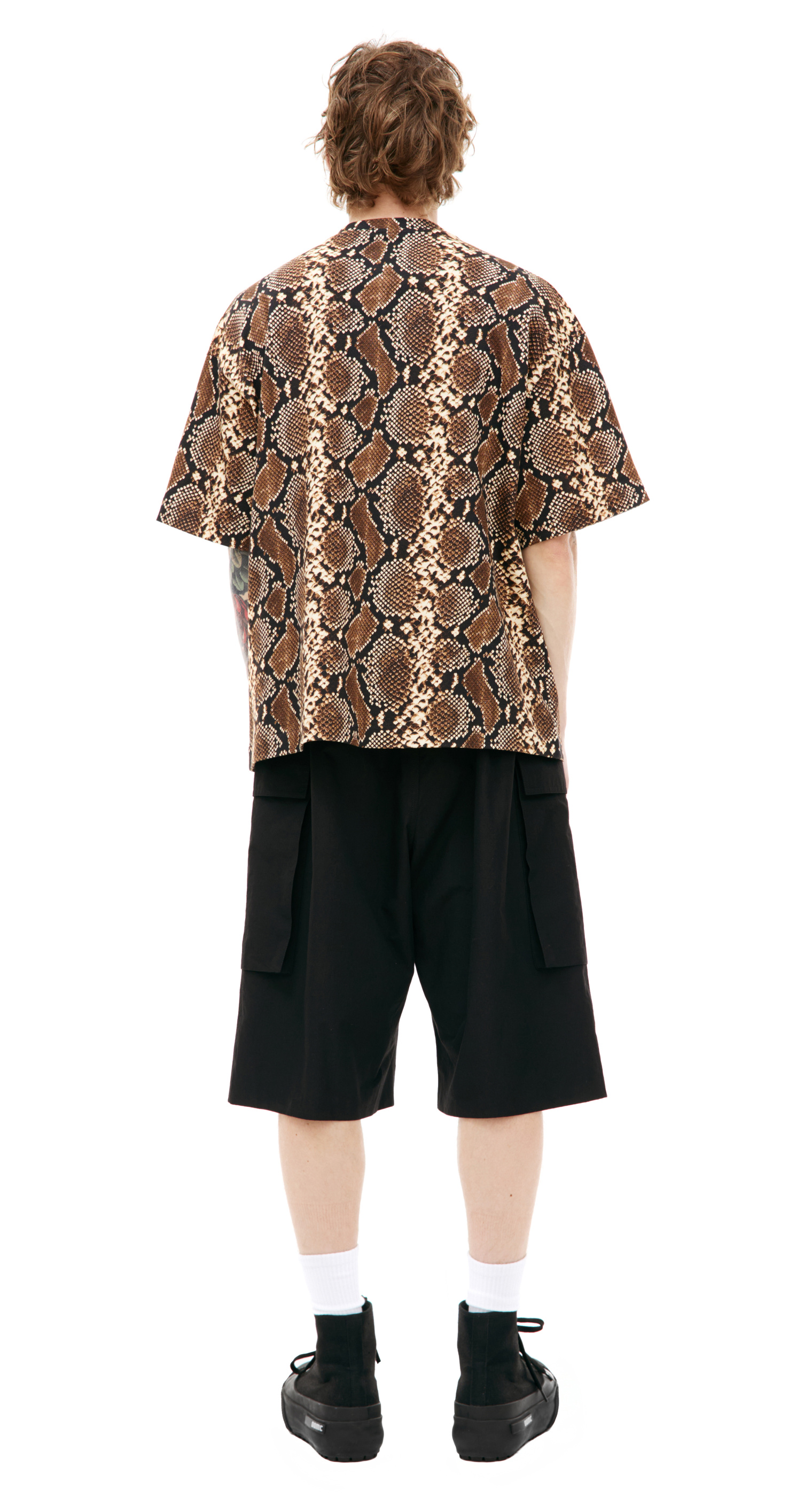 Jil Sander Snake pattern t-shirt